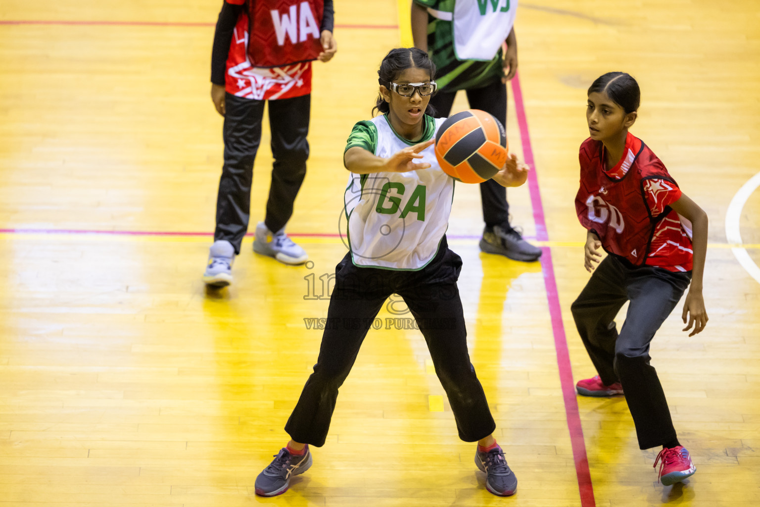 Day 14 of 25th Inter-School Netball Tournament was held in Social Center at Male', Maldives on Sunday, 25th August 2024. Photos: Hasni / images.mv