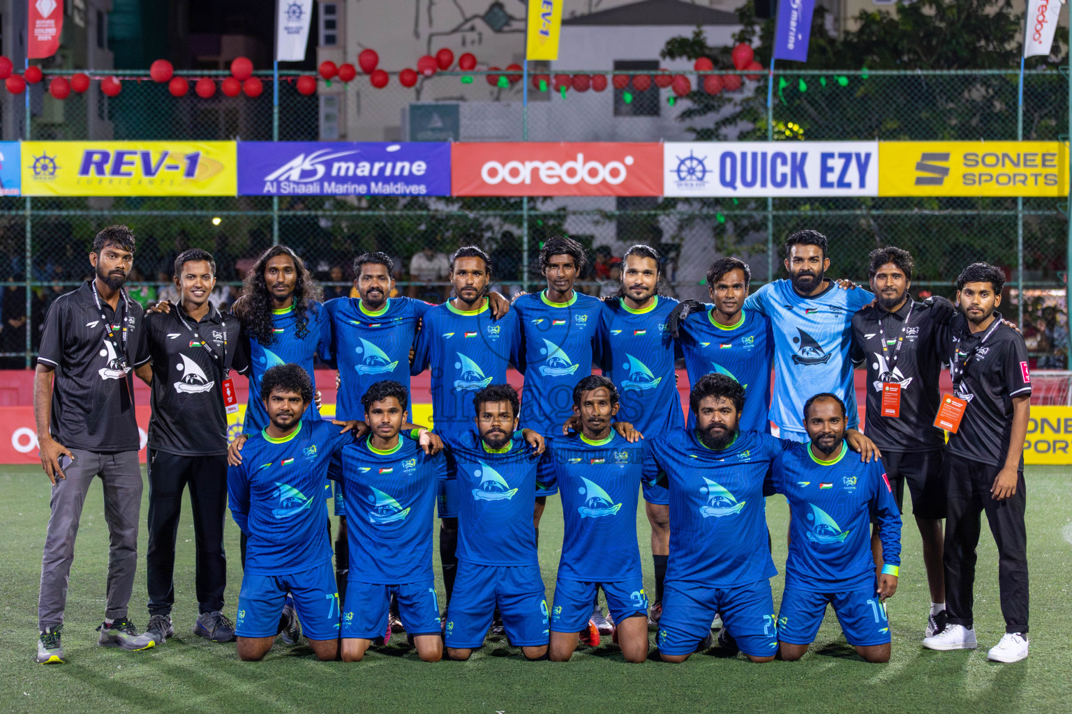 H.Dh Makunudhoo vs H.Dh Finey in Day 6 of Golden Futsal Challenge 2024 was held on Saturday, 20th January 2024, in Hulhumale', Maldives Photos: Mohamed Mahfooz Moosa / images.mv