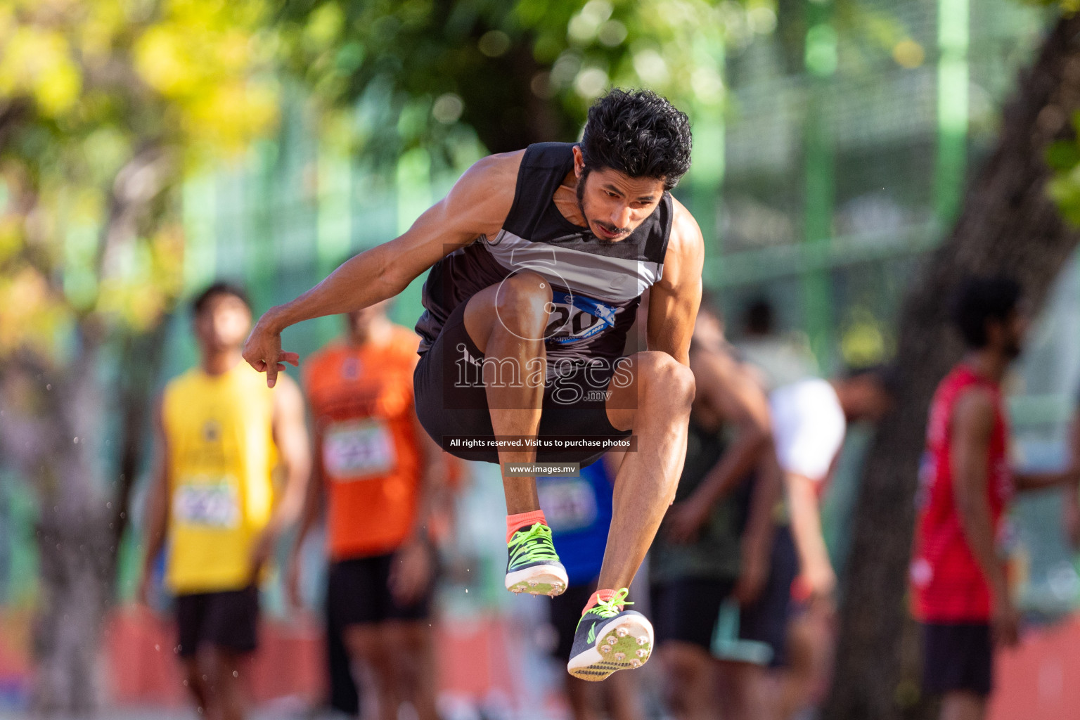 Day 2 of National Athletics Championship 2023 was held in Ekuveni Track at Male', Maldives on Saturday, 25th November 2023. Photos: Nausham Waheed / images.mv