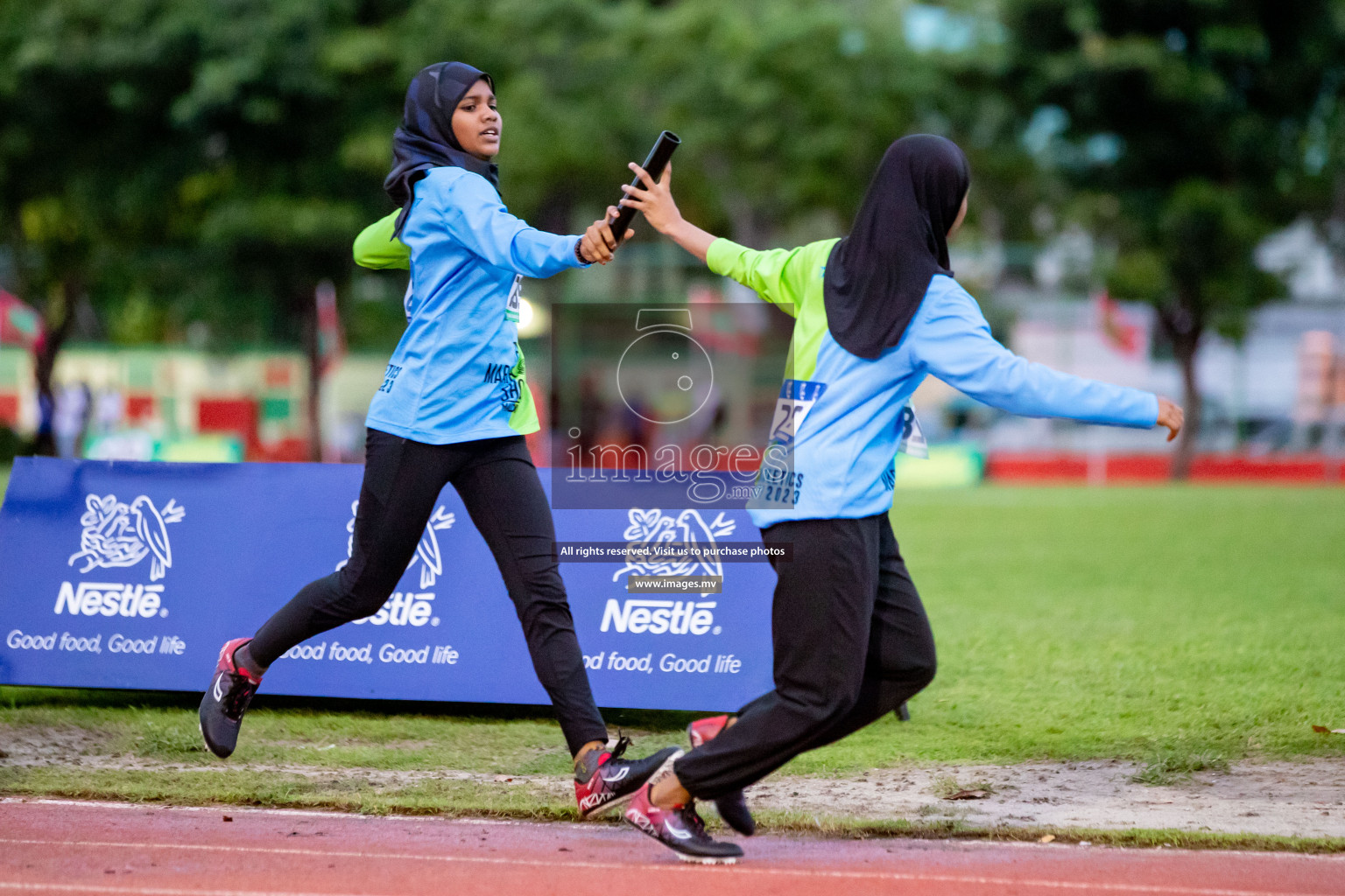 Day 2 of National Athletics Championship 2023 was held in Ekuveni Track at Male', Maldives on Friday, 24th November 2023. Photos: Hassan Simah / images.mv