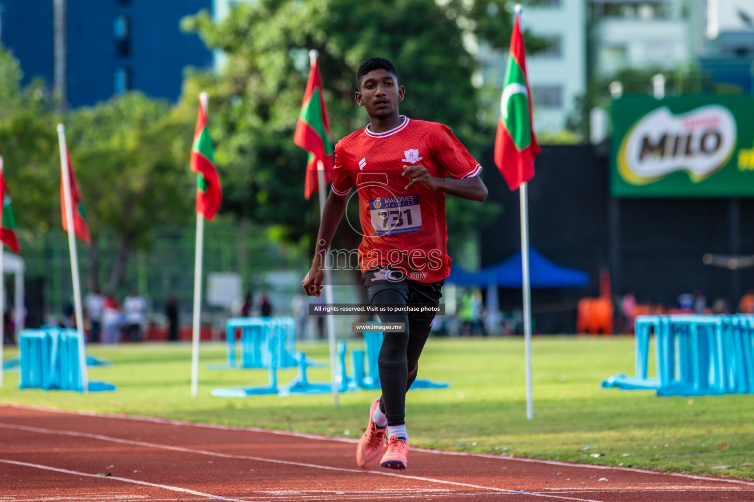 Day 4 of Inter-School Athletics Championship held in Male', Maldives on 26th May 2022. Photos by: Nausham Waheed / images.mv