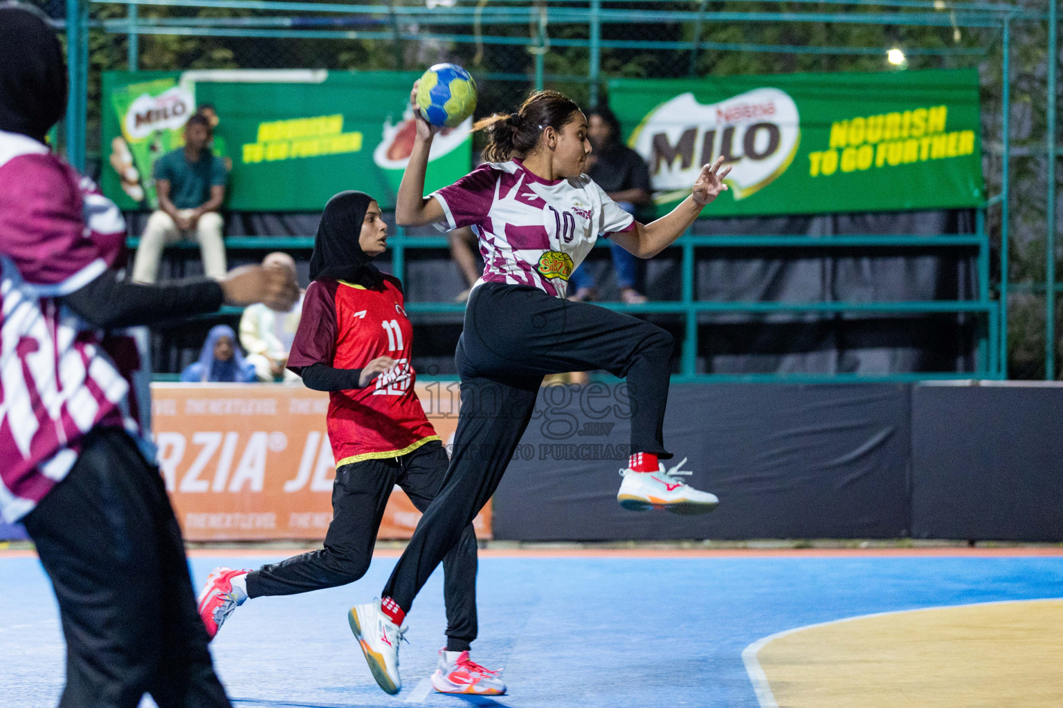 Division one Final 10th National Handball Tournament 2023, held in Handball ground, Male', Maldives on Saturday, 13th January 2023 Photos: Nausham Waheed/ Images.mv