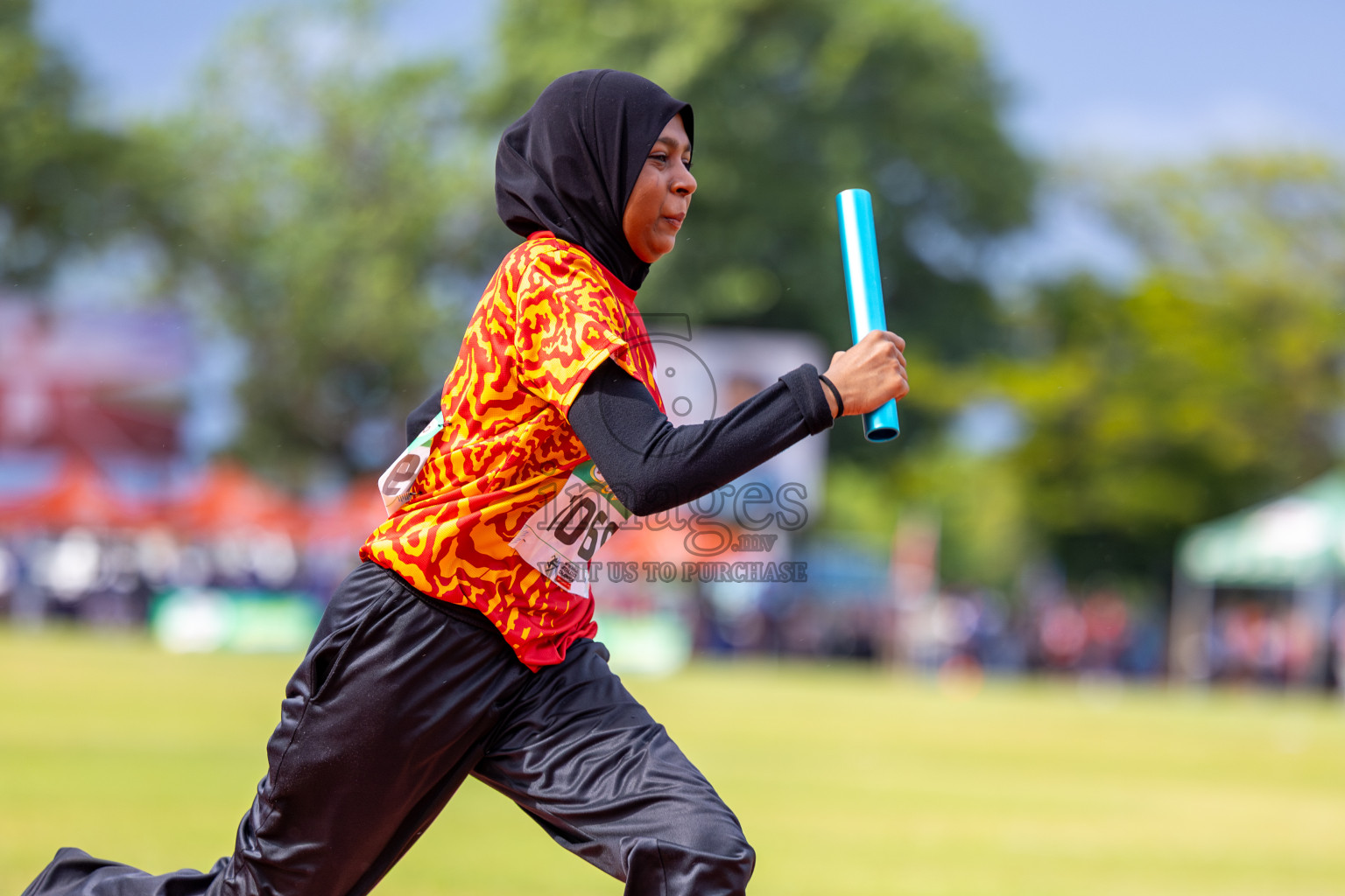 Day 6 of Inter-school Athletics Championship 2025 held in Ekuveni Synthetic Track, Male', Maldives on Sunday, 12th October 2025. Photos by: Ismail Thoriq / Images.mv