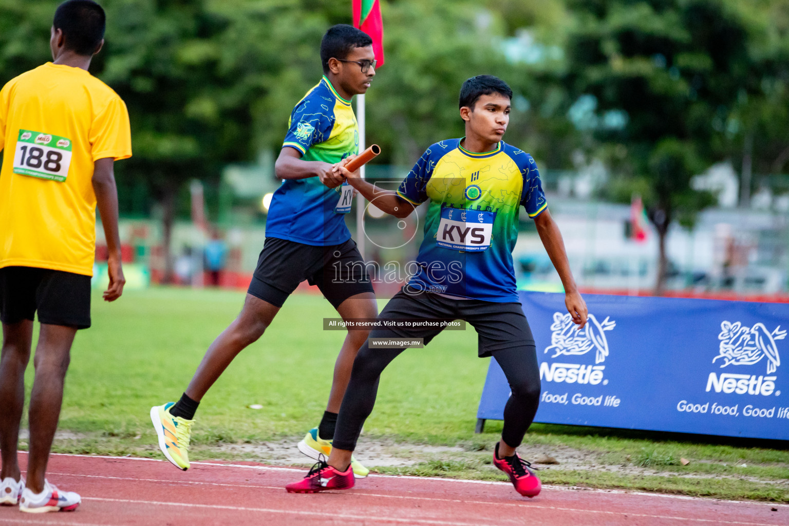 Day 2 of National Athletics Championship 2023 was held in Ekuveni Track at Male', Maldives on Friday, 24th November 2023. Photos: Hassan Simah / images.mv