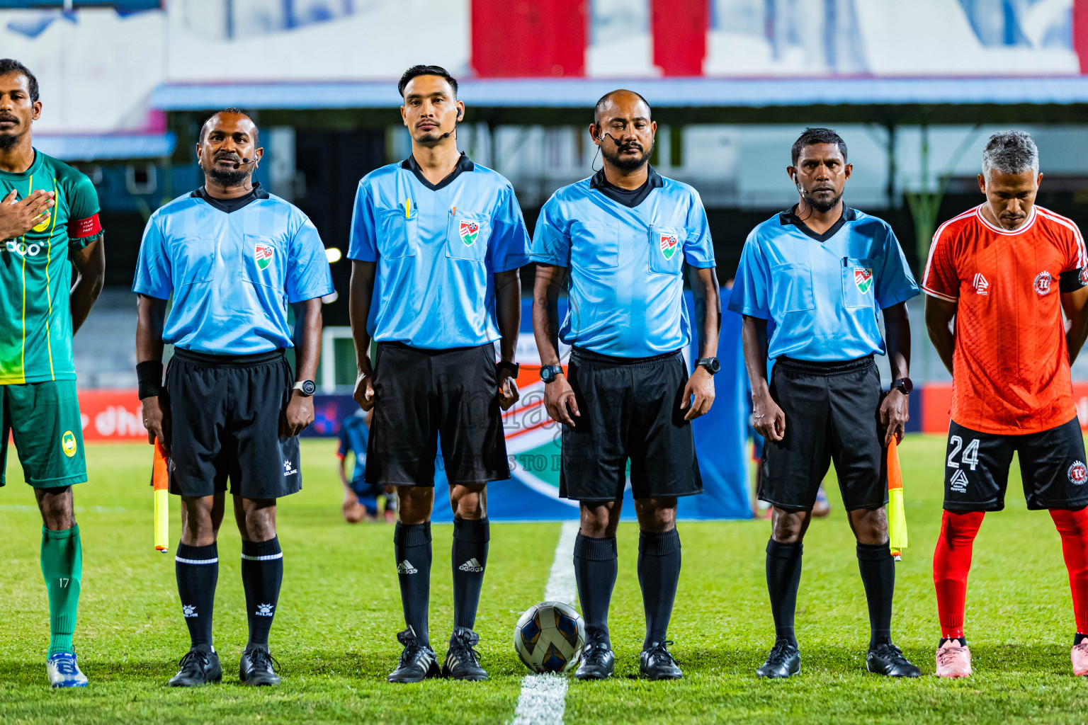Maziya Sports & Recreation vs TC Sports Club in Dhivehi Premier League 2025/26 held in National Football Stadium, Male', Maldives on Wednesday, 24th September 2025. Photos: Areef Adam / Images.mv