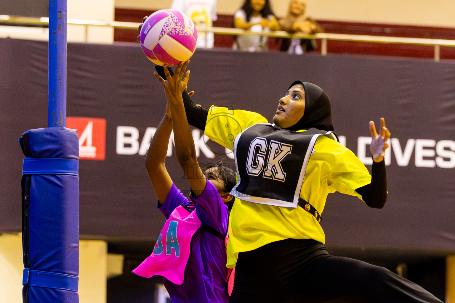 KYRC vs Invicto SC in Day 1 of 24th Milo Netball Association Championship held in Social Center at Male', Maldives on Monday, 1st September 2025. Photos: Nausham Waheed / images.mv