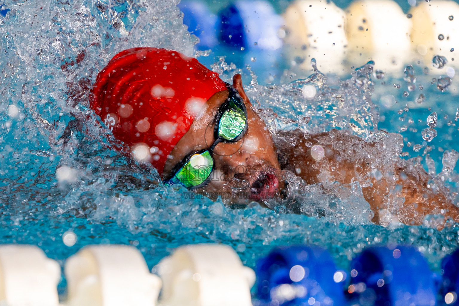 Day 1 of National Swimming Competition 2024 held in Hulhumale', Maldives on Friday, 13th December 2024. Photos: Nausham Waheed / images.mv