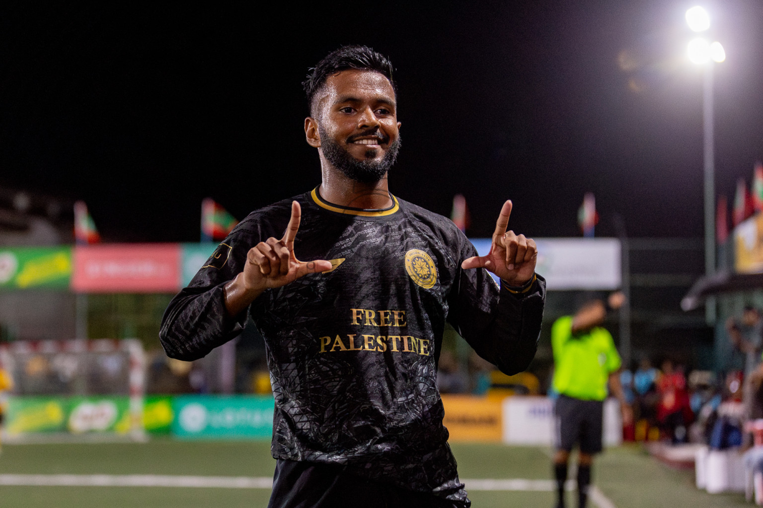 Prison Club vs Police Club in Club Maldives Cup 2024 held in Rehendi Futsal Ground, Hulhumale', Maldives on Saturday, 28th September 2024. Photos: Hassan Simah / images.mv