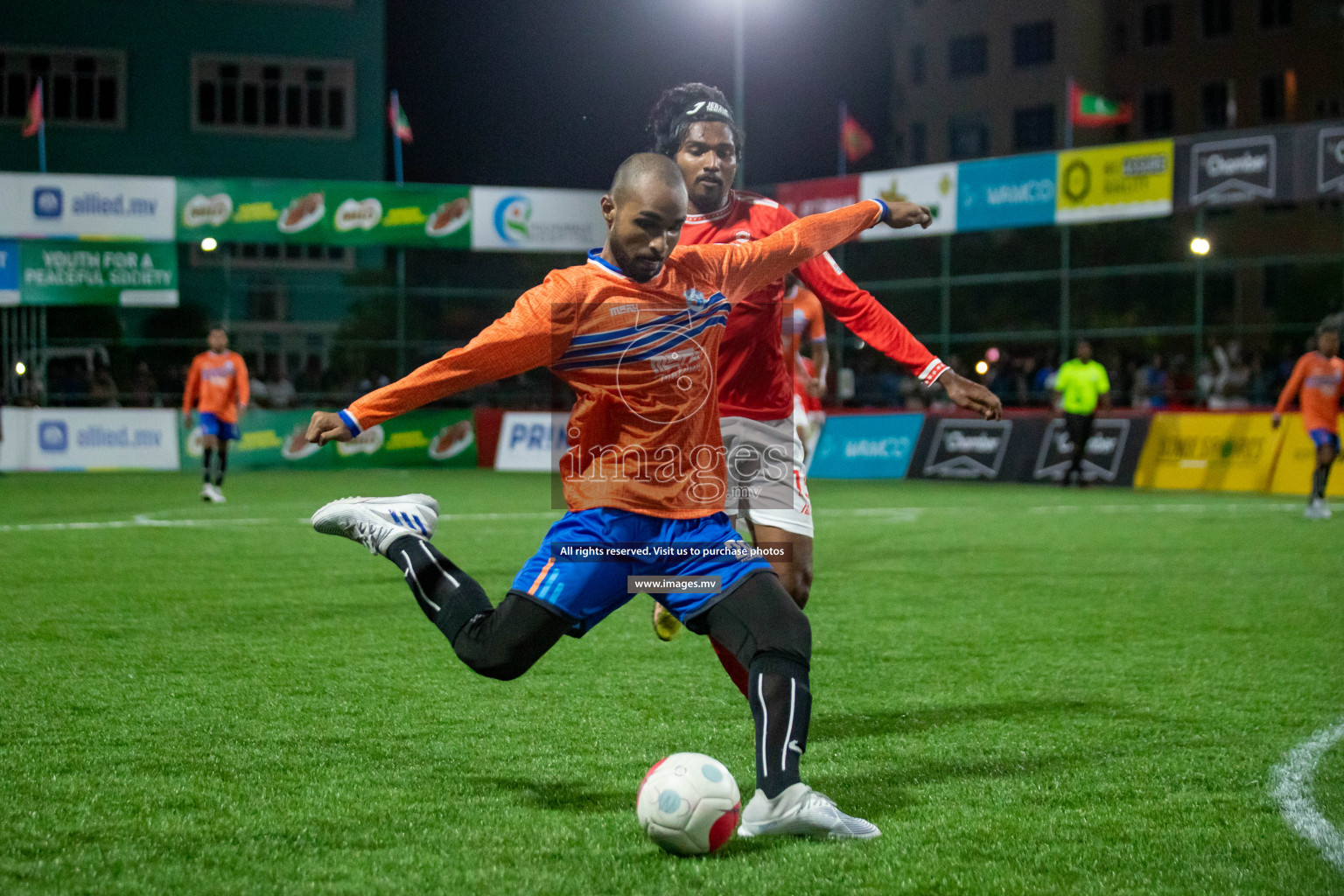 Stelco Club vs Raajje Online Club in Club Maldives Cup 2022 was held in Hulhumale', Maldives on Wednesday, 19th October 2022. Photos: Hassan Simah/ images.mv