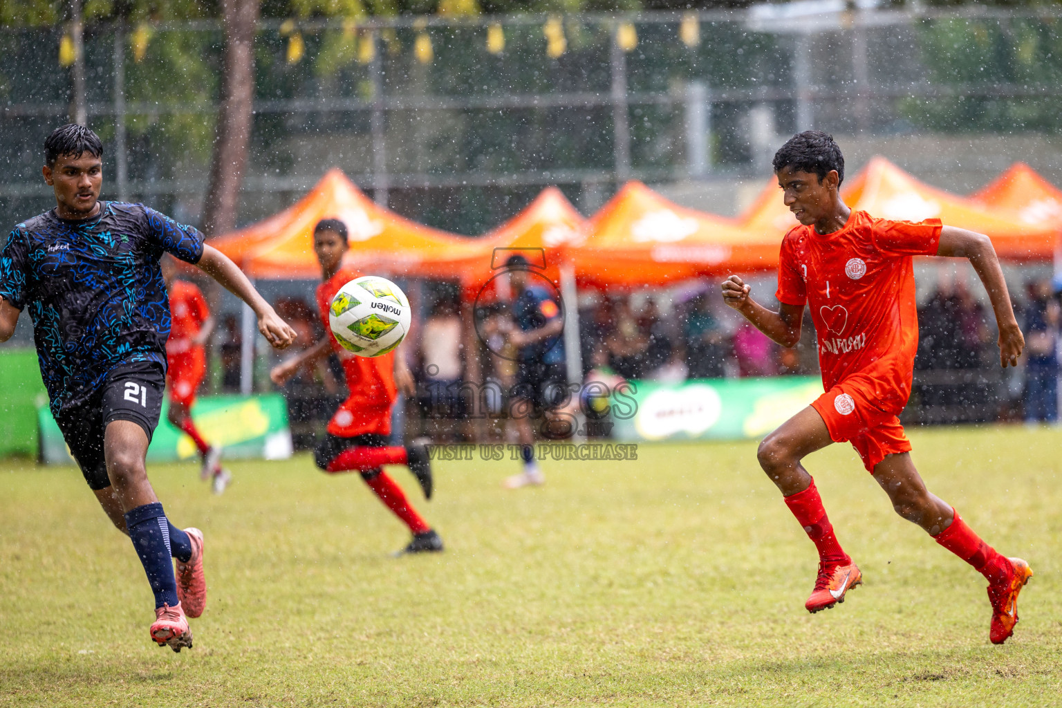 Day 4 of MILO Academy Championship 2024 (U-14) was held in Henveyru Stadium, Male', Maldives on Sunday, 3rd November 2024.
Photos: Ismail Thoriq /  Images.mv