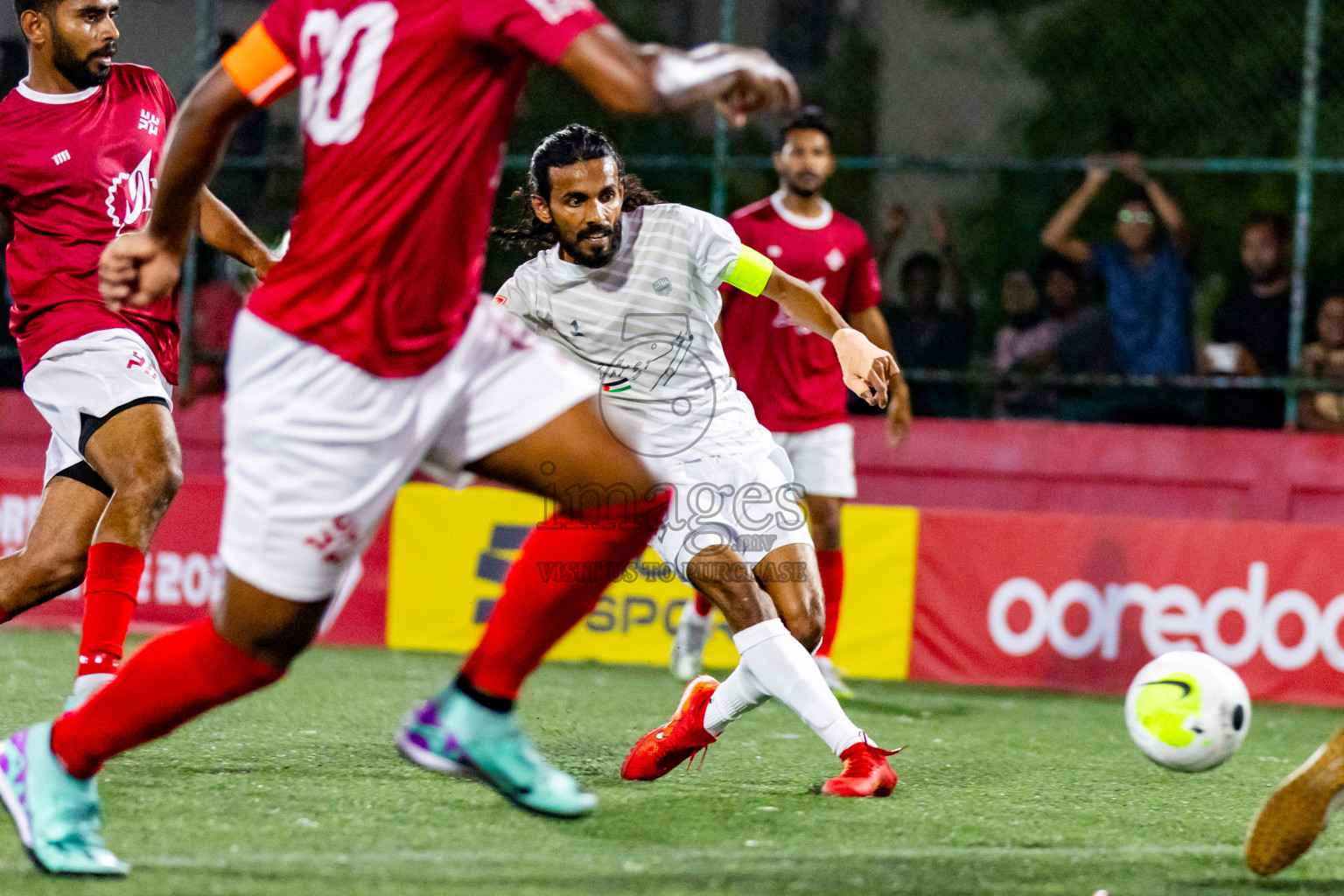 K Kaashidhoo VS K Himmafushi in Day 25 of Golden Futsal Challenge 2024 was held on Thursday , 8th February 2024 in Hulhumale', Maldives Photos: Nausham Waheed / images.mv