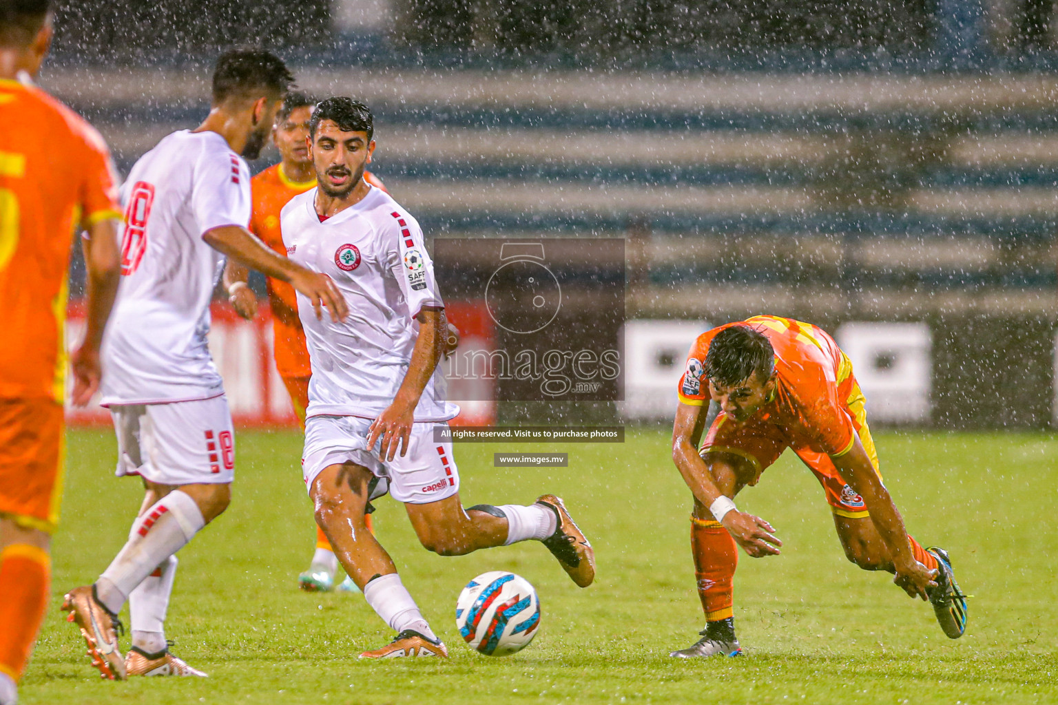 Bhutan vs Lebanon in SAFF Championship 2023 held in Sree Kanteerava Stadium, Bengaluru, India, on Sunday, 25th June 2023. Photos: Nausham Waheed, Hassan Simah / images.mv