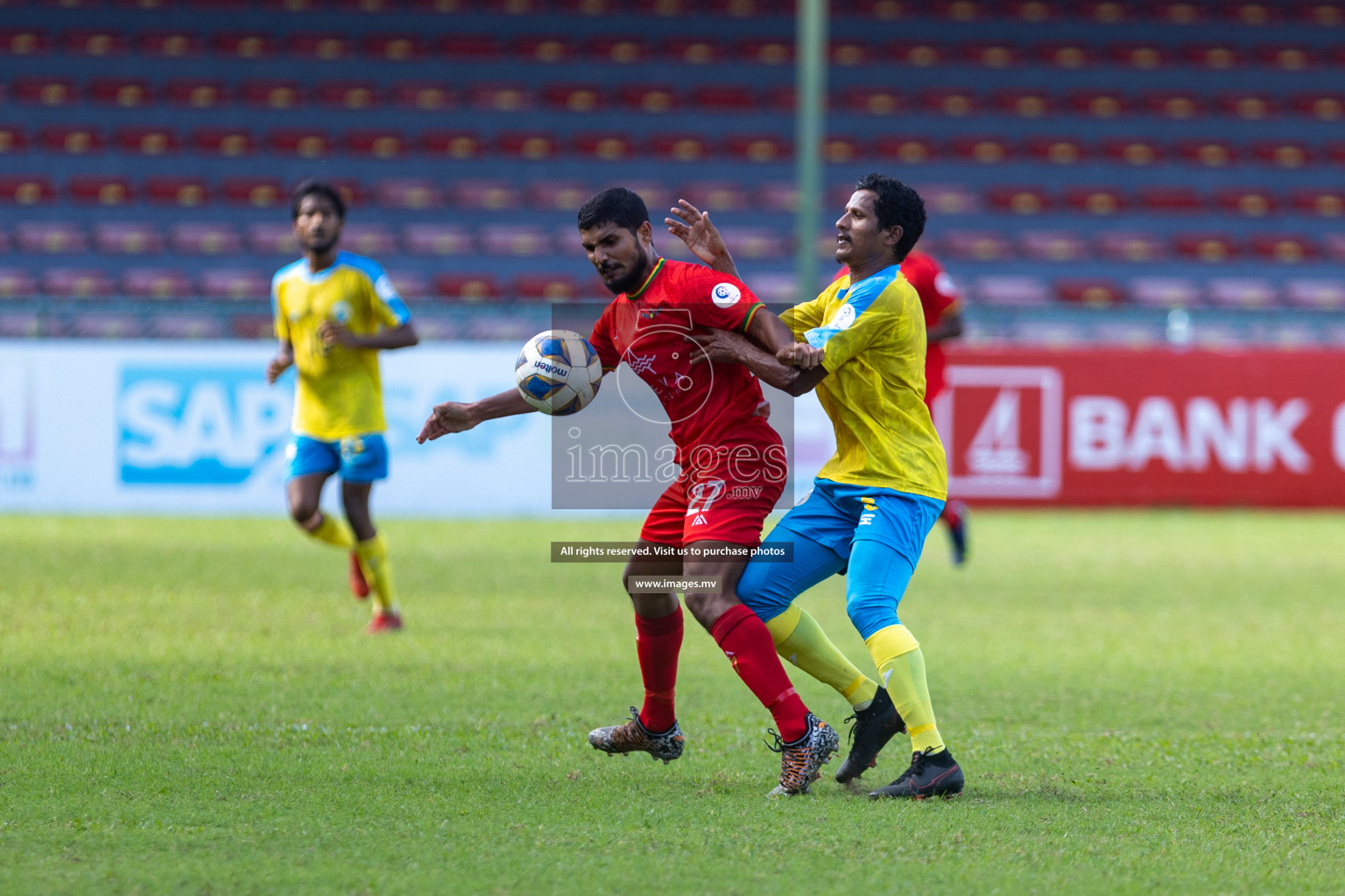 Club Valencia vs De Grande Sports Club in Ooredoo Dhivehi Premier League 2021/22 on 16th July 2022, held in National Football Stadium, Male', Maldives Photos: Hassan Simah/ Images mv