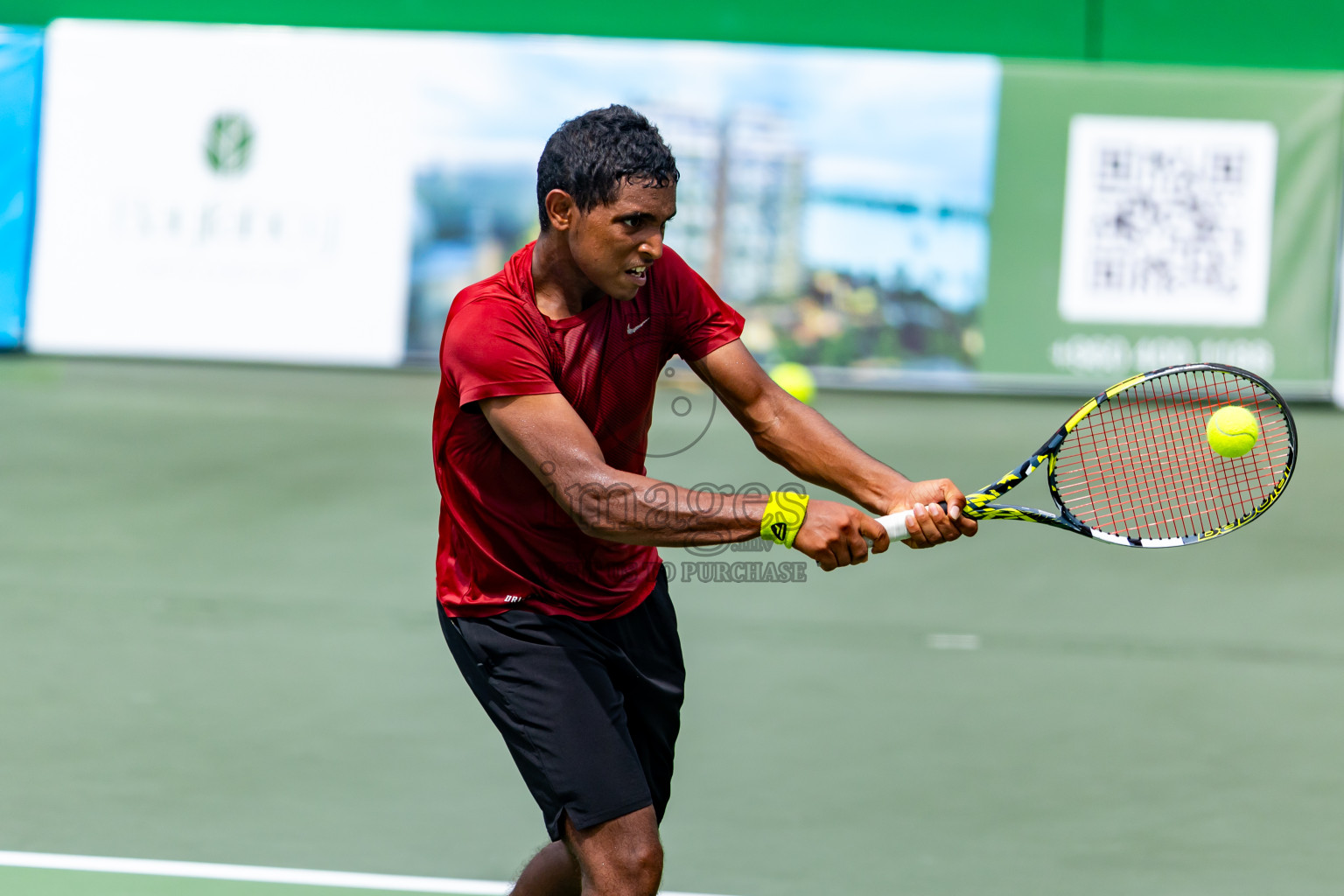 Day 5 of ATF Maldives Junior Open Tennis was held in Male' Tennis Court, Male', Maldives on Monday, 16th December 2024. Photos: Nausham Waheed/ images.mv