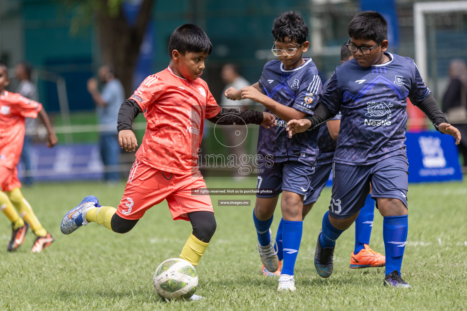 Day 1 of Nestle kids football fiesta, held in Henveyru Football Stadium, Male', Maldives on Wednesday, 11th October 2023 Photos: Shut Abdul Sattar/ Images.mv