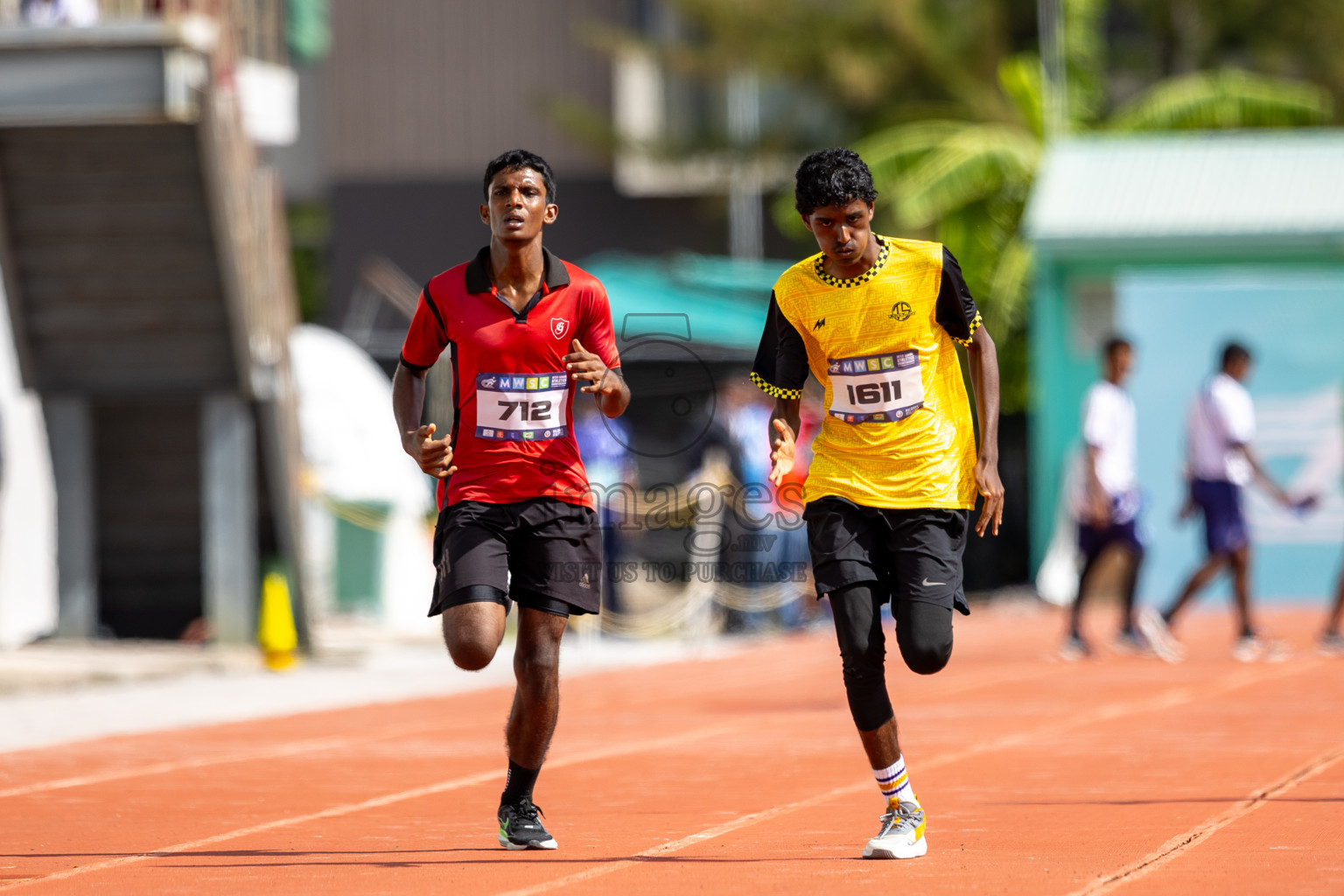 Day 2 of MWSC Interschool Athletics Championships 2024 held in Hulhumale Running Track, Hulhumale, Maldives on Sunday, 10th November 2024.
Photos by: Ismail Thoriq / Images.mv