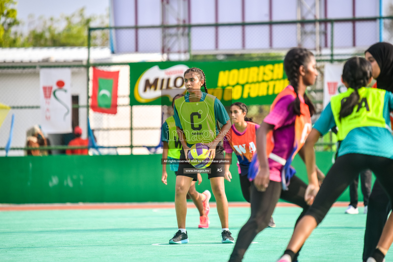 Day 6 of Junior Netball Championship 2022 on 10th March 2022 held in Male', Maldives. Photos by Nausham Waheed