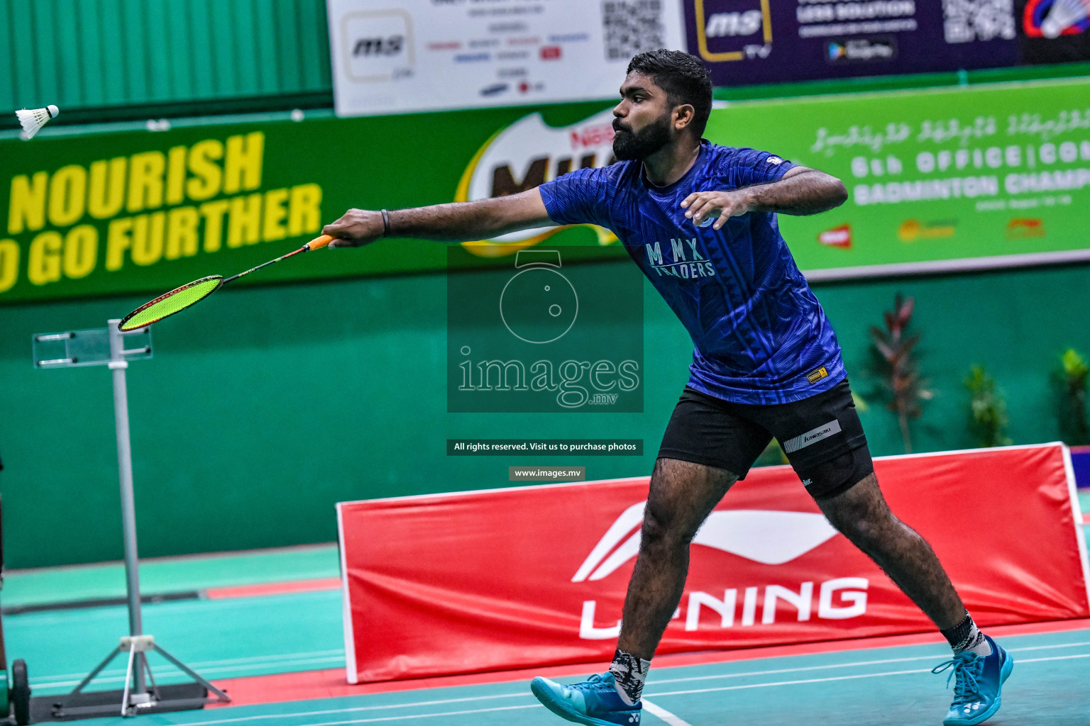 Final of 6th Office Company Badmintion Championship held in Male', Maldives Photos: Nausham Waheed / Images.mv