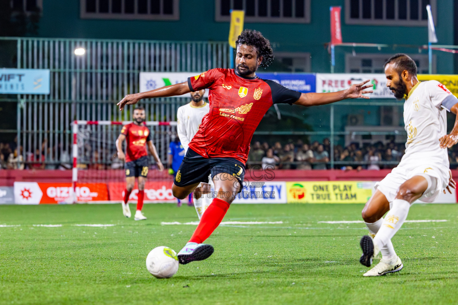 Th Thimarafushi vs L Gan on Day 37 of Golden Futsal Challenge 2024 was held on Thursday, 22nd February 2024, in Hulhumale', Maldives
Photos: Mohamed Mahfooz Moosa/ images.mv