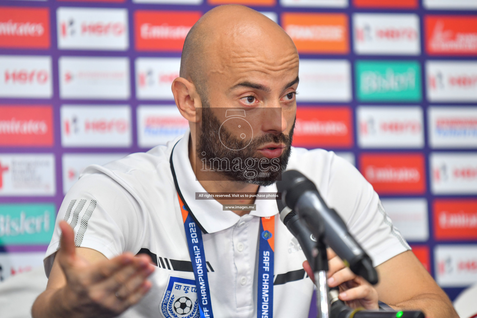 Kuwait vs Bangladesh in the Semi-final of SAFF Championship 2023 held in Sree Kanteerava Stadium, Bengaluru, India, on Saturday, 1st July 2023. Photos: Nausham Waheed, Hassan Simah / images.mv