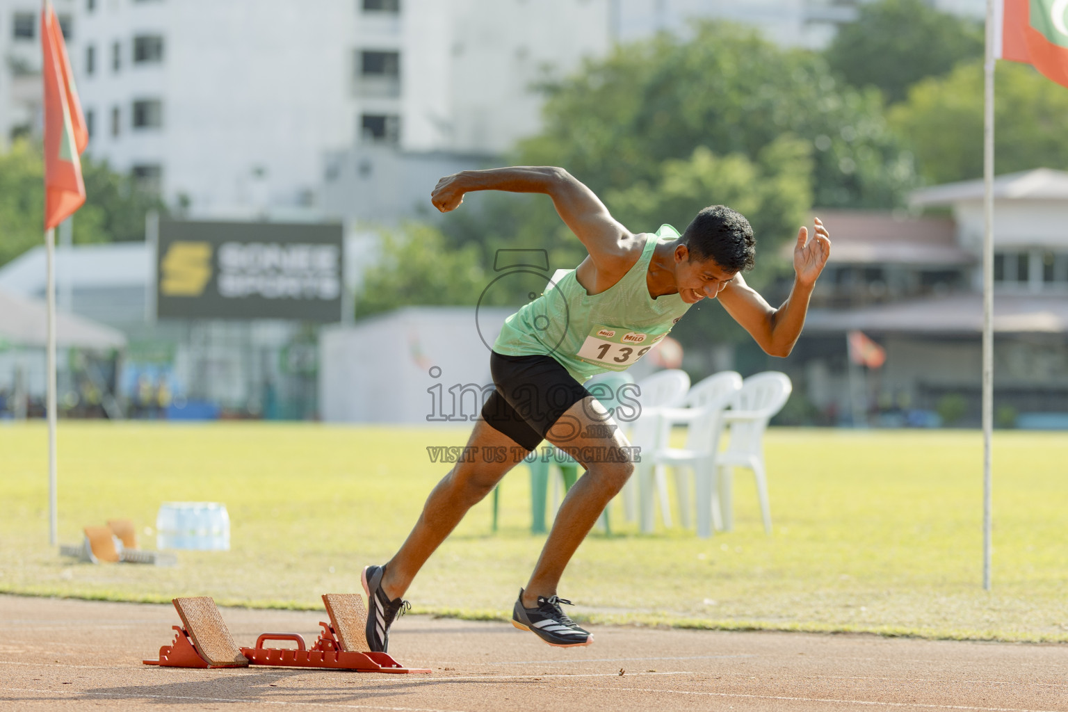 Day 1 of National Athletics Championship 2025 was held at Ekuveni Running Ground in Male', Maldives on Thursday, 14th August 2025. Photos: Hasni / images.mv