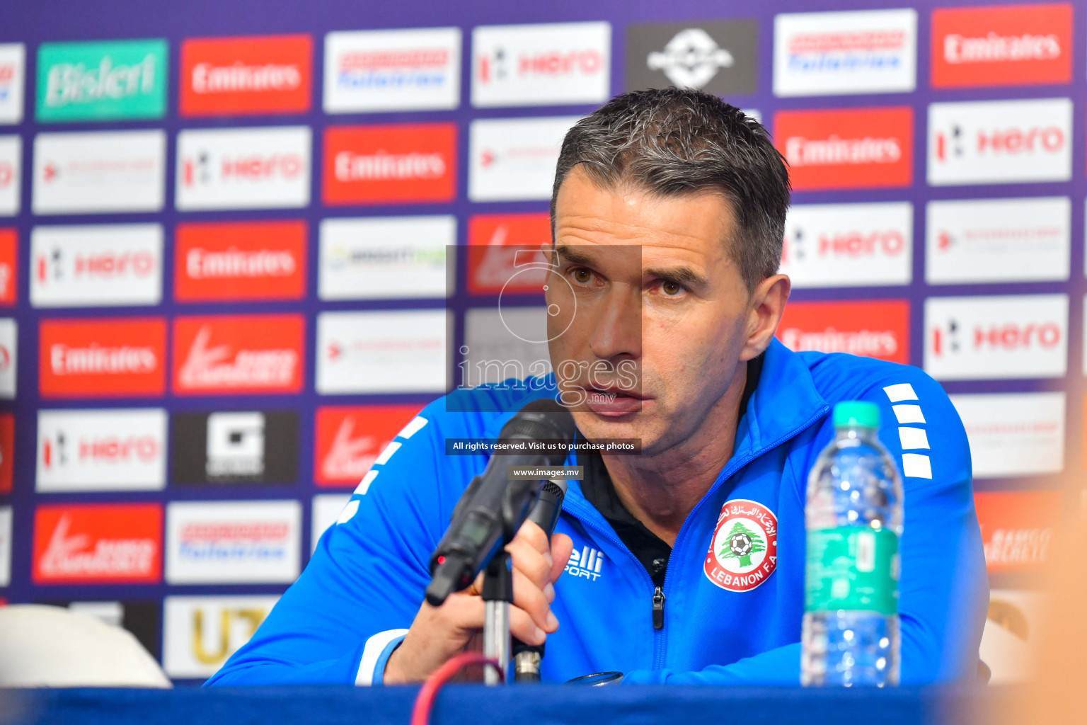 Lebanon vs India in the Semi-final of SAFF Championship 2023 held in Sree Kanteerava Stadium, Bengaluru, India, on Saturday, 1st July 2023. Photos: Nausham Waheed / images.mv