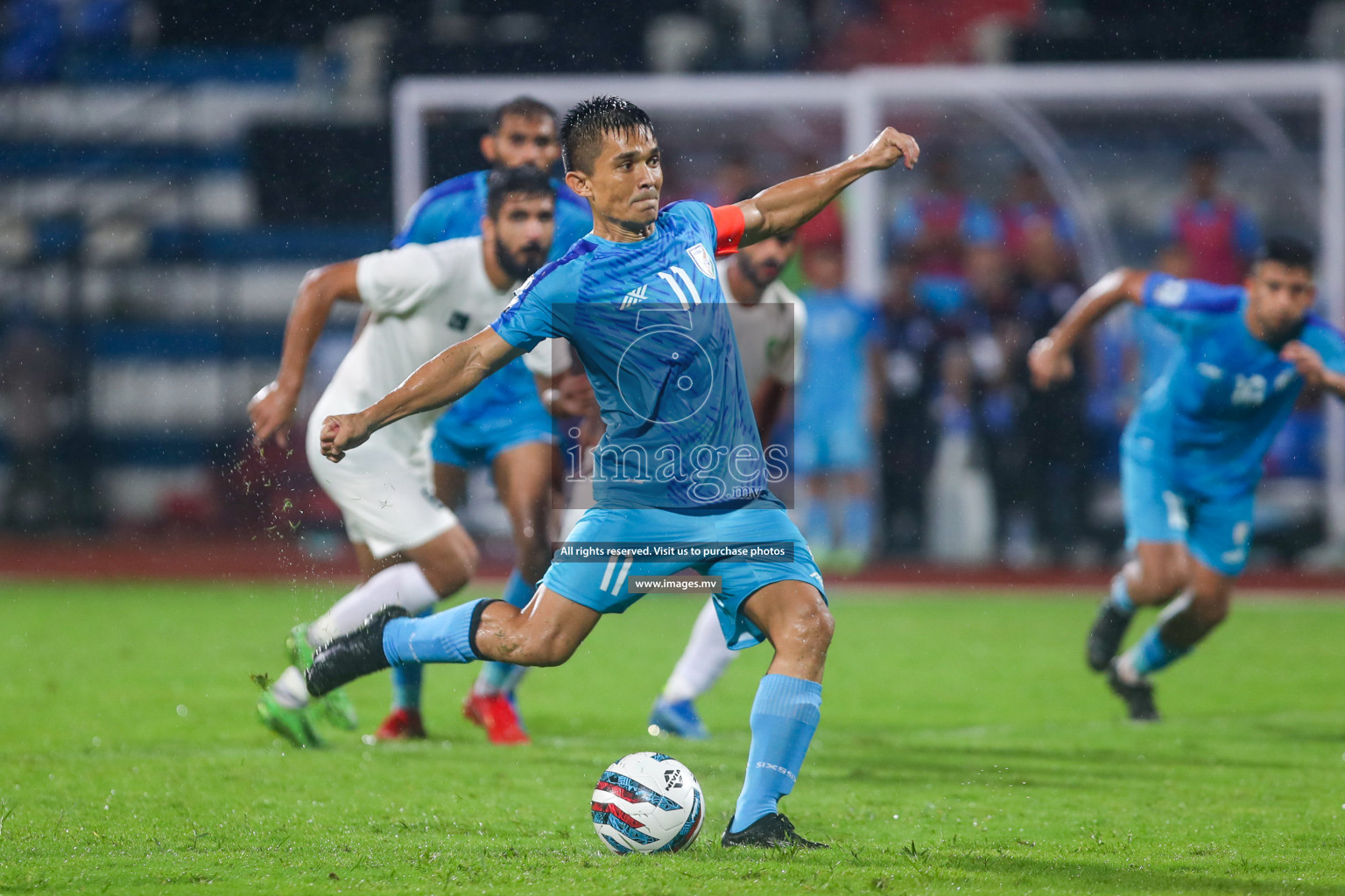 India vs Pakistan in the opening match of SAFF Championship 2023 held in Sree Kanteerava Stadium, Bengaluru, India, on Wednesday, 21st June 2023. Photos: Nausham Waheed / images.mv