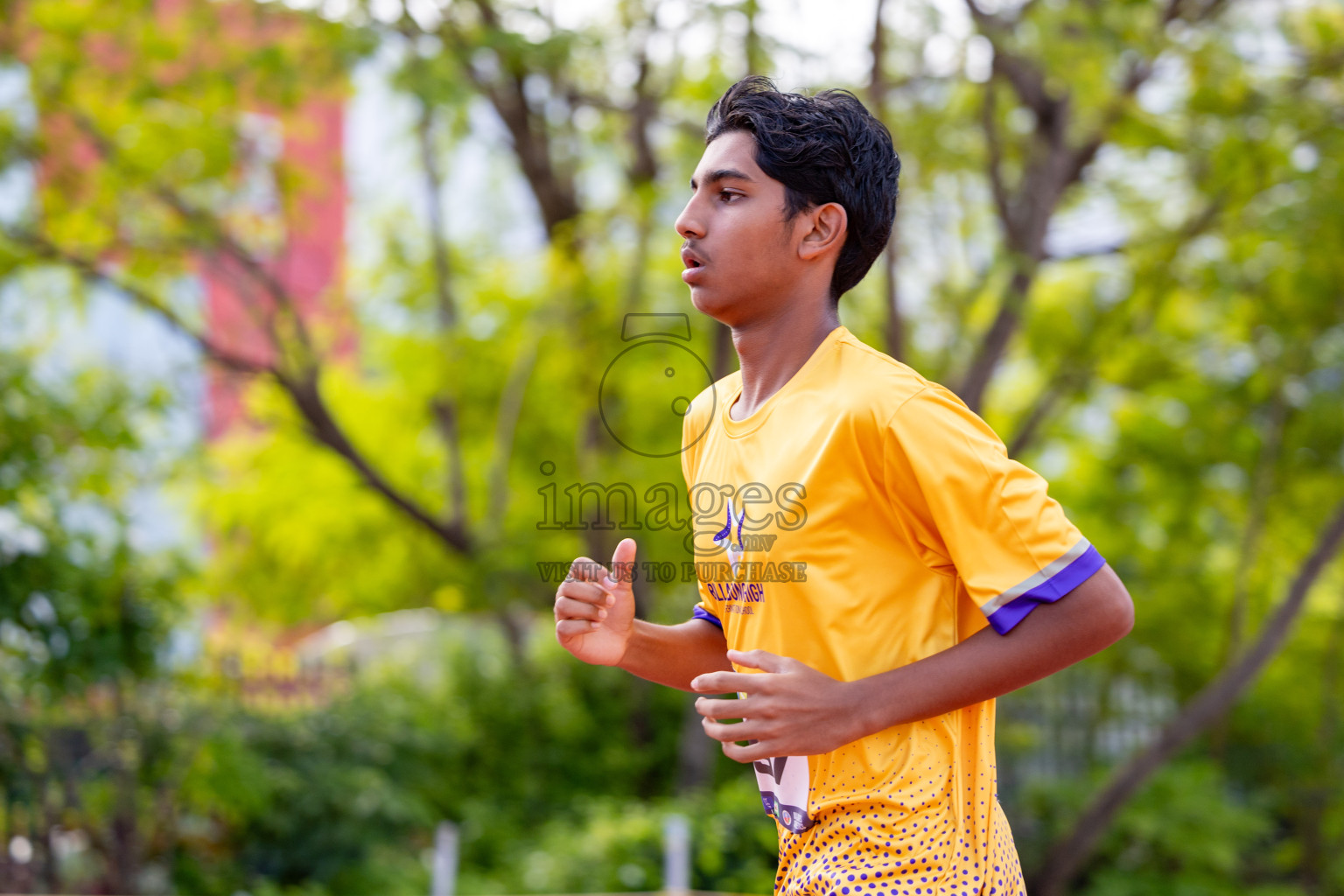 Day 2 of MWSC Interschool Athletics Championships 2024 held in Hulhumale Running Track, Hulhumale, Maldives on Sunday, 10th November 2024. 
Photos by:  Hassan Simah / Images.mv