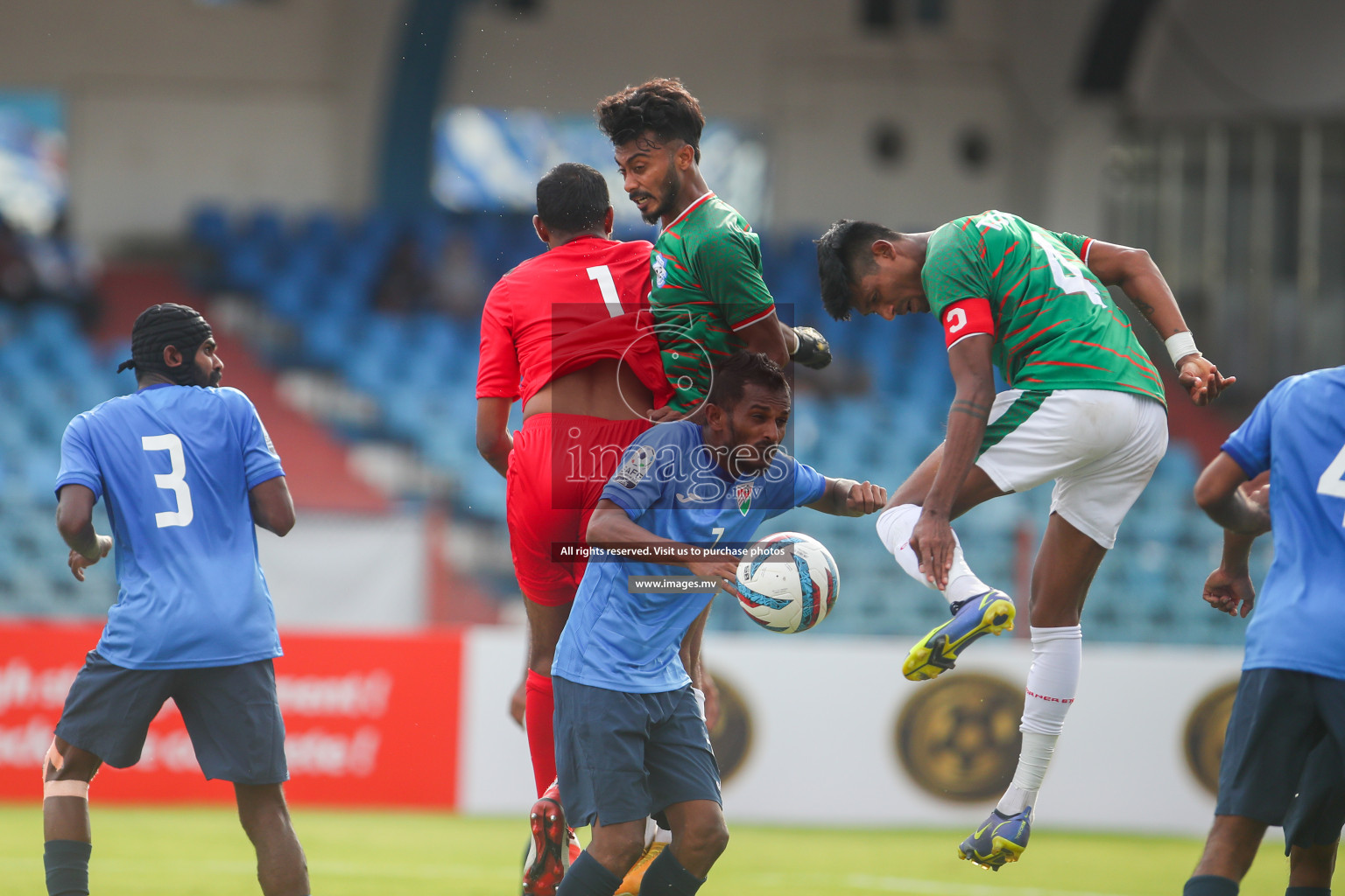 Bangladesh vs Maldives in SAFF Championship 2023 held in Sree Kanteerava Stadium, Bengaluru, India, on Saturday, 25th June 2023. Photos: Nausham Waheed, Hassan Simah / images.mv