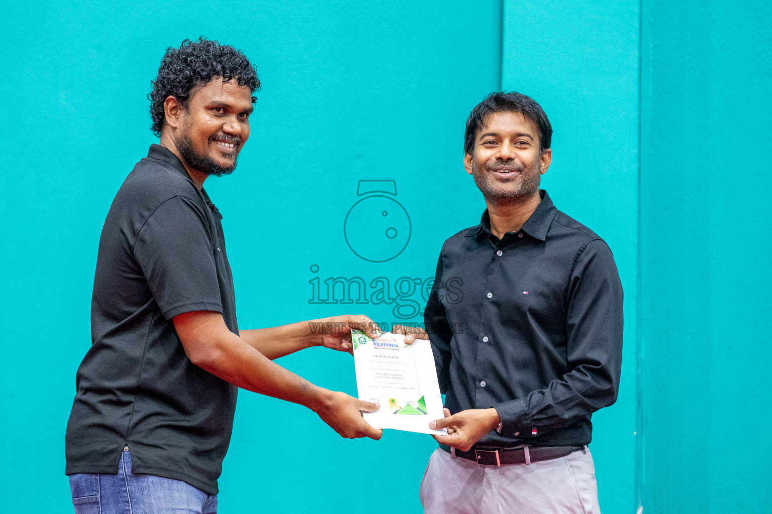 Senior Finals and Awarding ceremony of Interschool Table Tennis Tournament 2024 was held in Male' TT Hall, Male', Maldives on Saturday, 10th August 2024.
Photos: Ismail Thoriq / images.mv