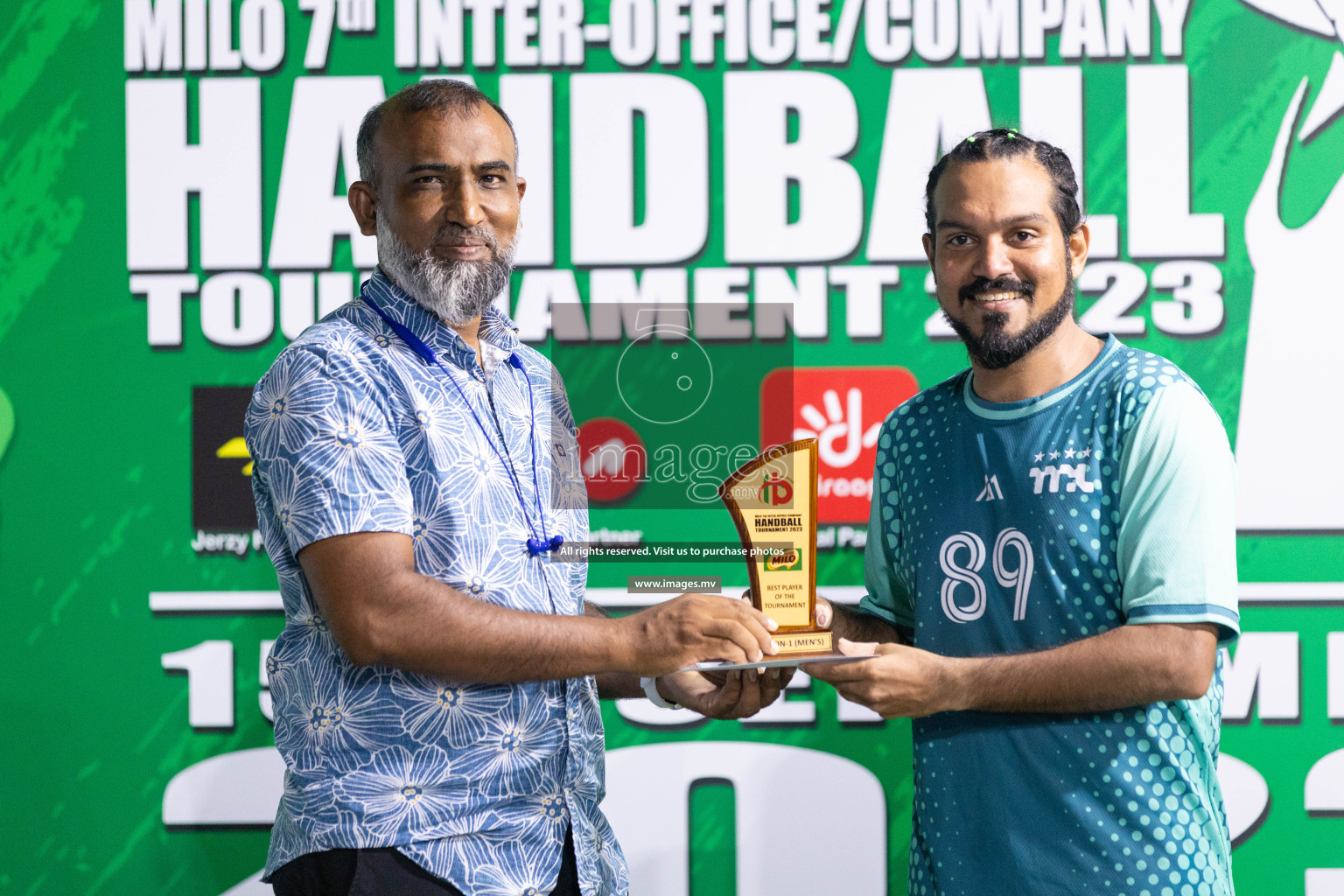 1st Division Final of 7th Inter-Office/Company Handball Tournament 2023, held in Handball ground, Male', Maldives on Monday, 24th October 2023 Photos: Nausham Waheed/ Images.mv