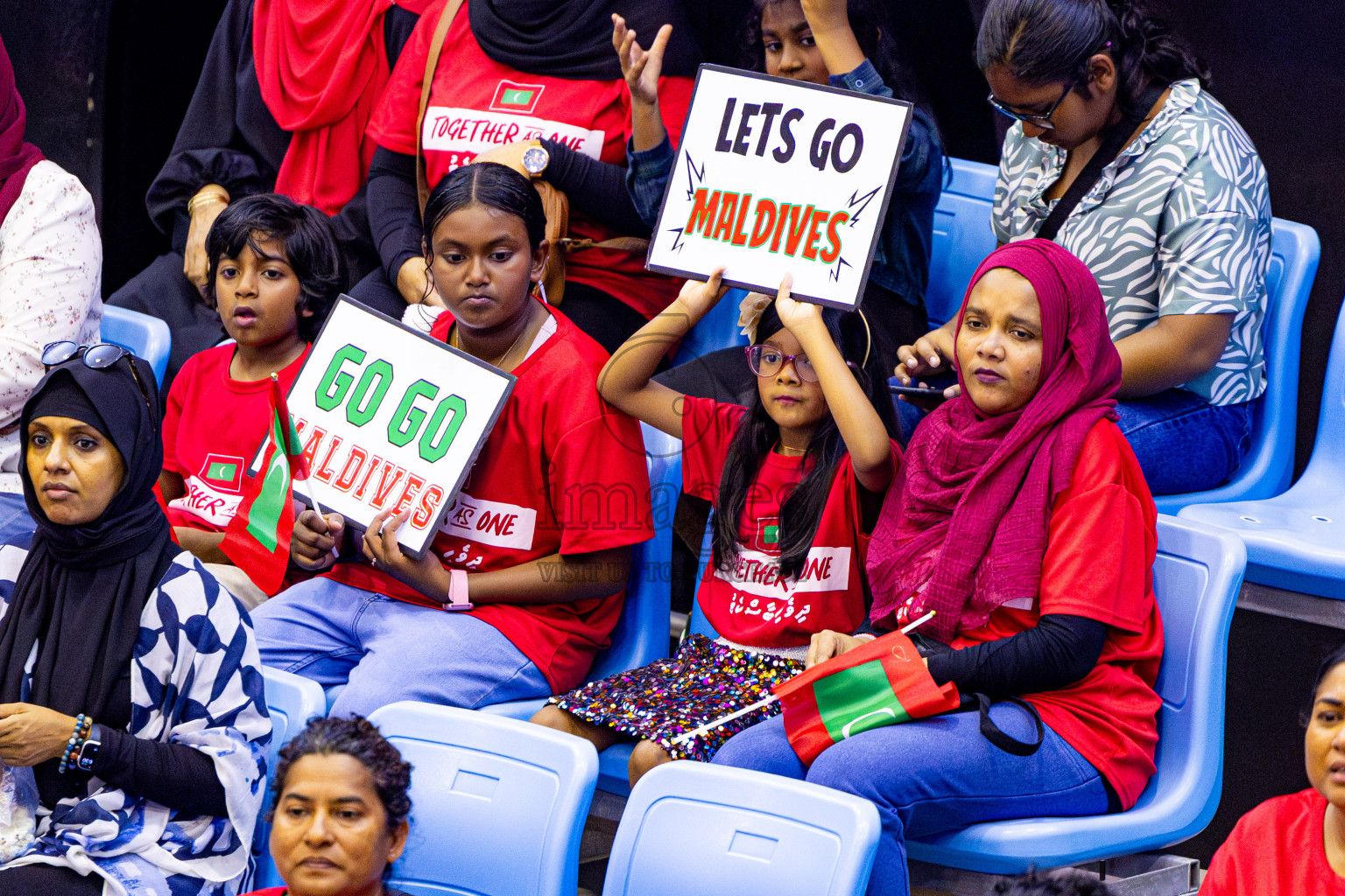 Maldives vs India in Day 2 of Under 16 Asian Cup SABA Qualifiers 2025 was held in Social Center, Male', Maldives on Friday, 13th June 2025. Photos: Nausham Waheed / images.mv