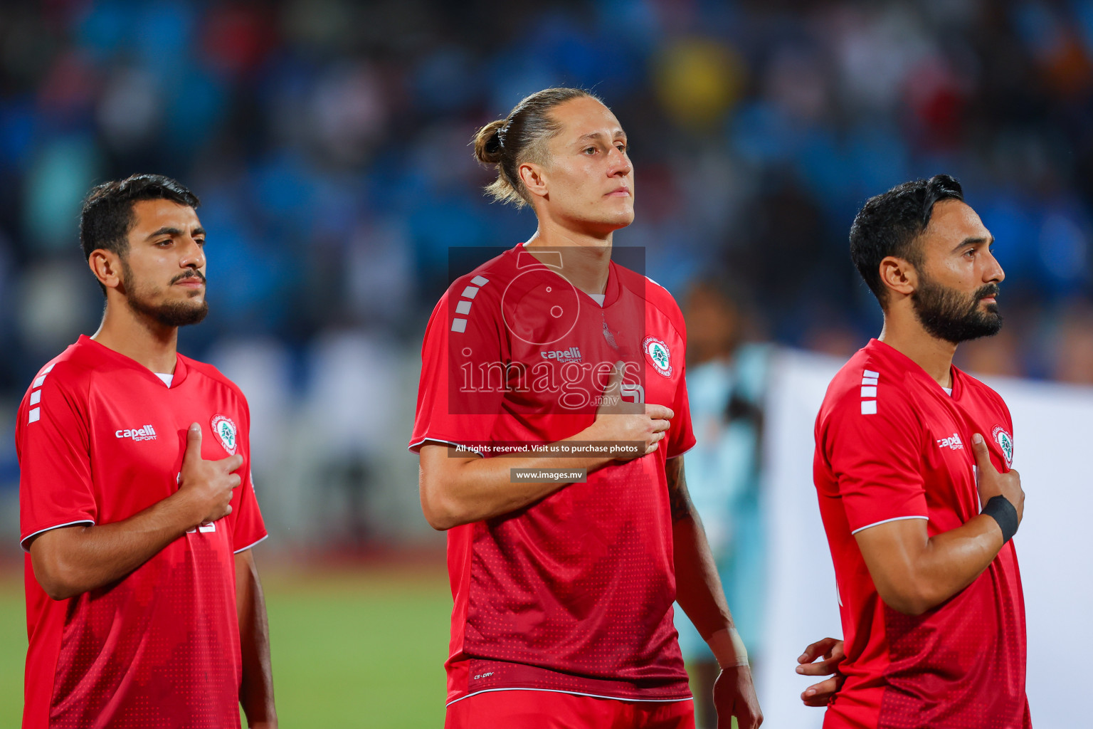 Lebanon vs India in the Semi-final of SAFF Championship 2023 held in Sree Kanteerava Stadium, Bengaluru, India, on Saturday, 1st July 2023. Photos: Nausham Waheed, Hassan Simah / images.mv