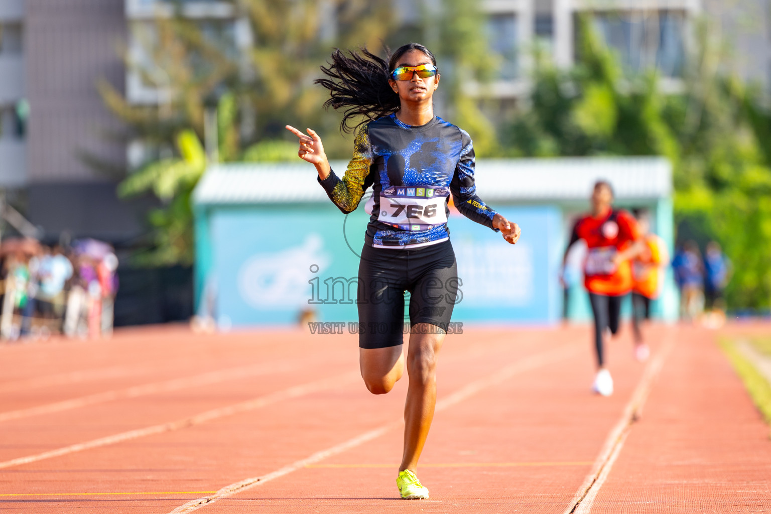 Day 4 of MWSC Interschool Athletics Championships 2024 held in Hulhumale Running Track, Hulhumale, Maldives on Tuesday, 12th November 2024. Photos by: Raaif Yoosuf / Images.mv