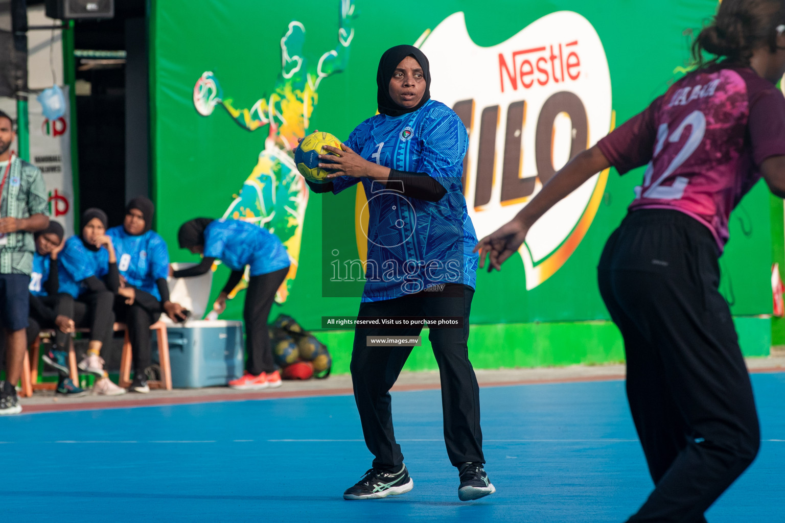 Day 10 of 6th MILO Handball Maldives Championship 2023, held in Handball ground, Male', Maldives on 29th May 2023 Photos: Nausham Waheed/ Images.mv