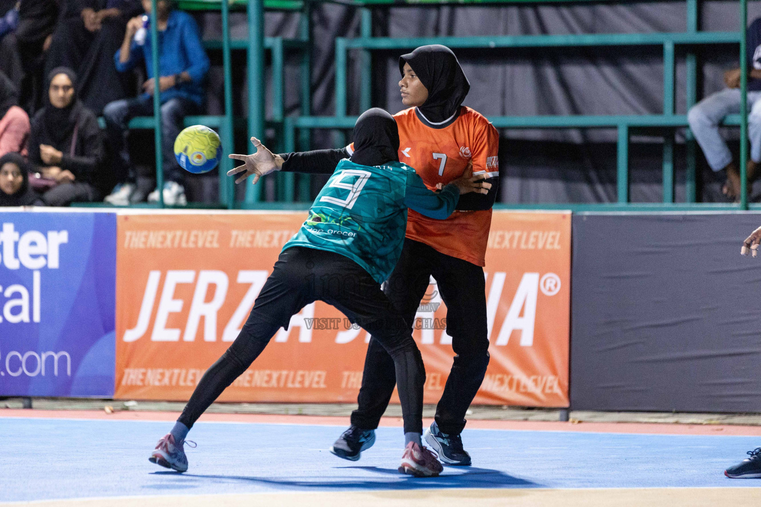 Day 7 of 10th National Handball Tournament 2023, held in Handball ground, Male', Maldives on Sunday, 4th December 2023 Photos: Nausham Waheed/ Images.mv