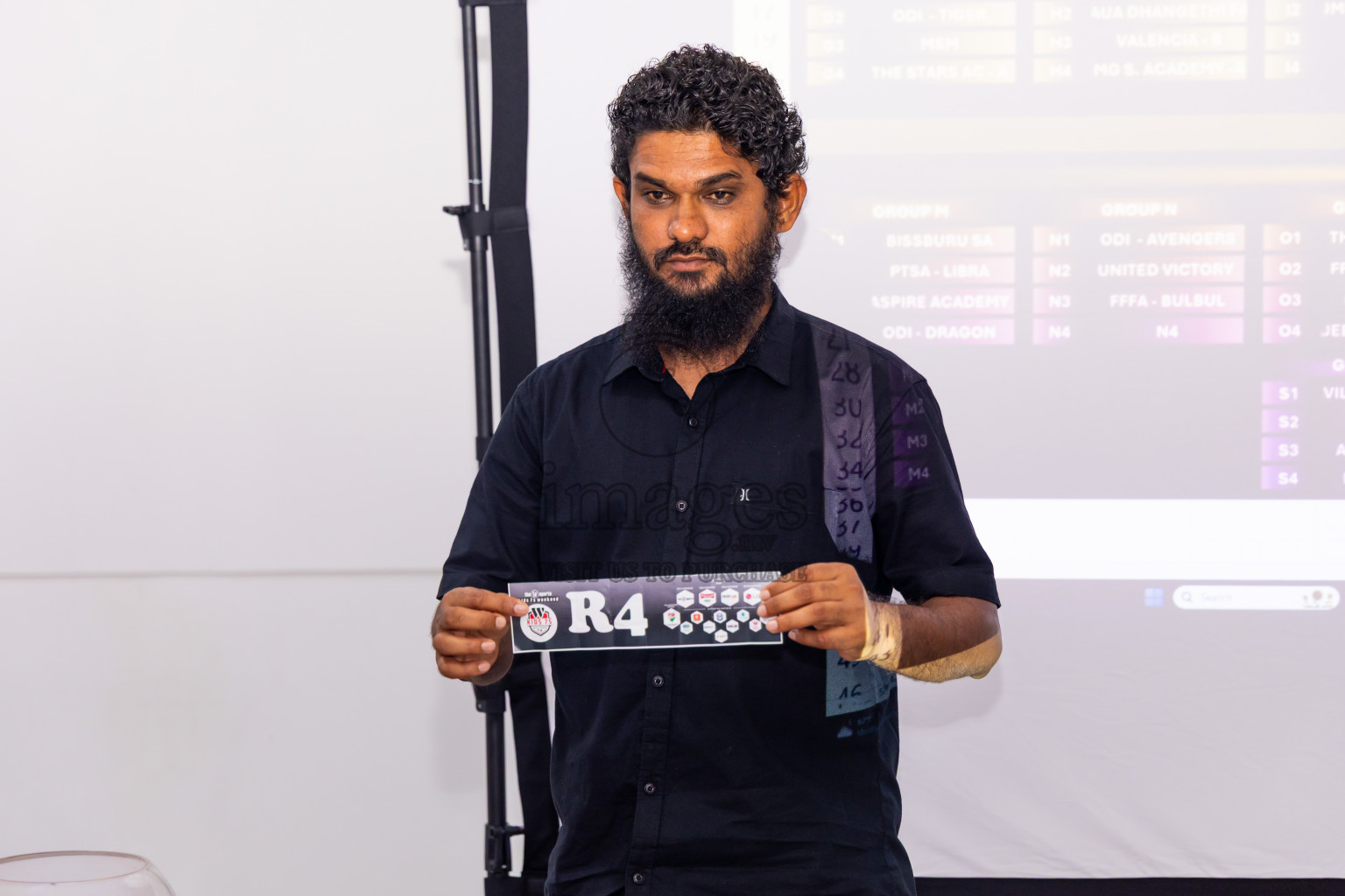 Draw Ceremony of Kids 7s Weekend U10 & U12 was held at Hotel Flora in Male', Maldives on Sunday, 3rd August 2025. Photos: Nausham Waheed / images.mv