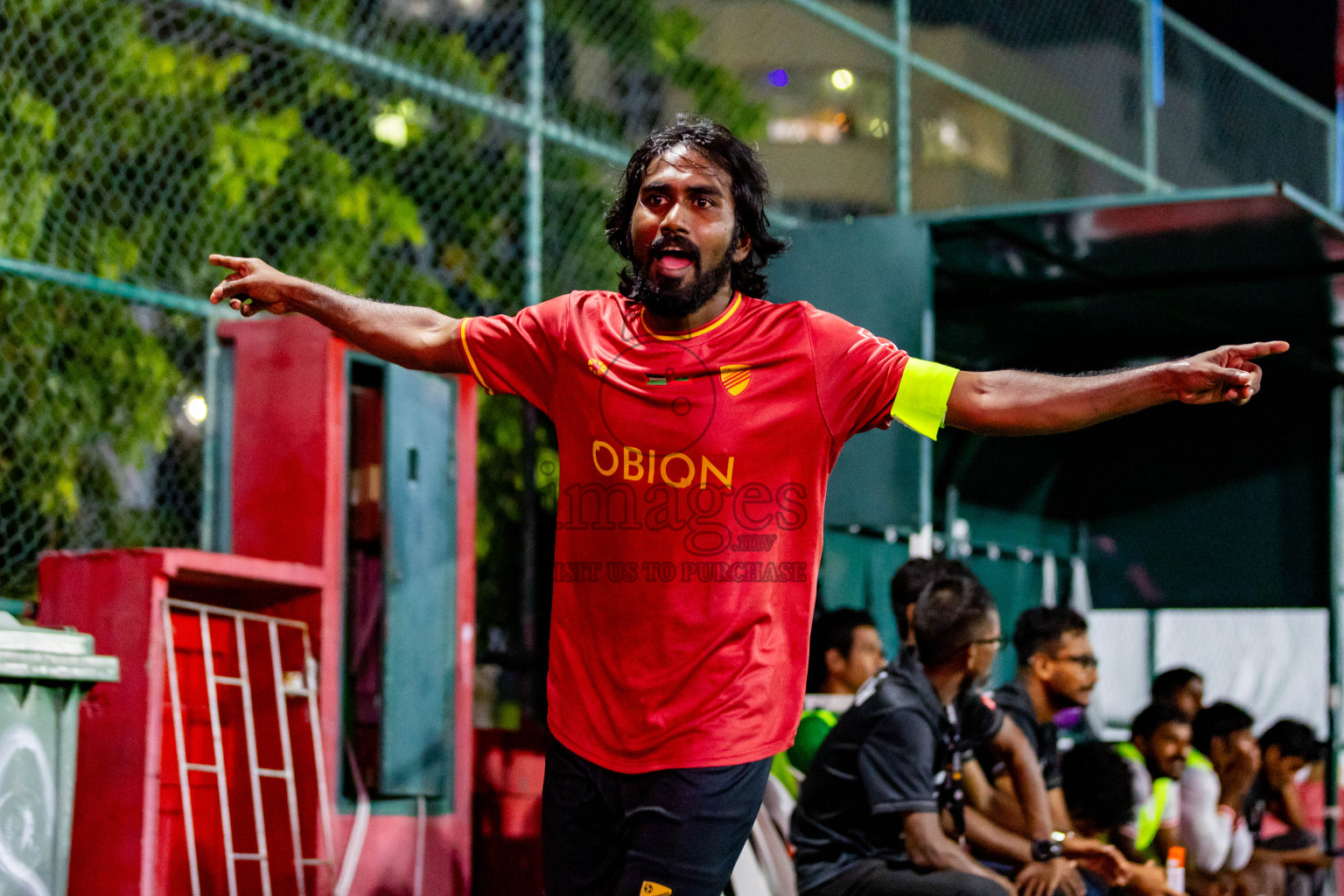 Dh Kudahuvadhoo vs Dh Maaenboodhoo in Day 24 of Golden Futsal Challenge 2024 was held on Wednesday  , 7th February 2024 in Hulhumale', Maldives Photos: Nausham Waheed / images.mv