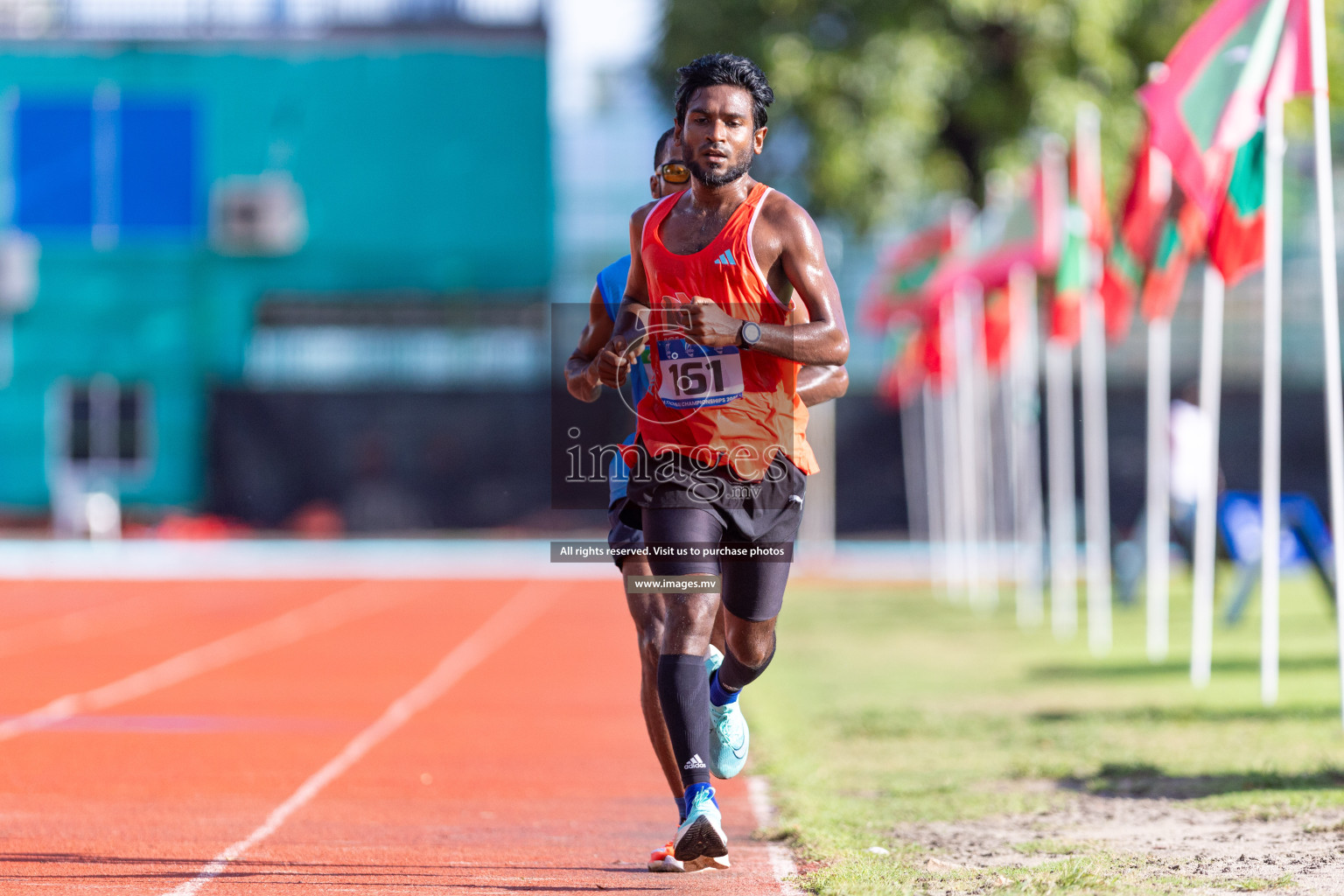 Day 2 of National Athletics Championship 2023 was held in Ekuveni Track at Male', Maldives on Saturday, 25th November 2023. Photos: Nausham Waheed / images.mv