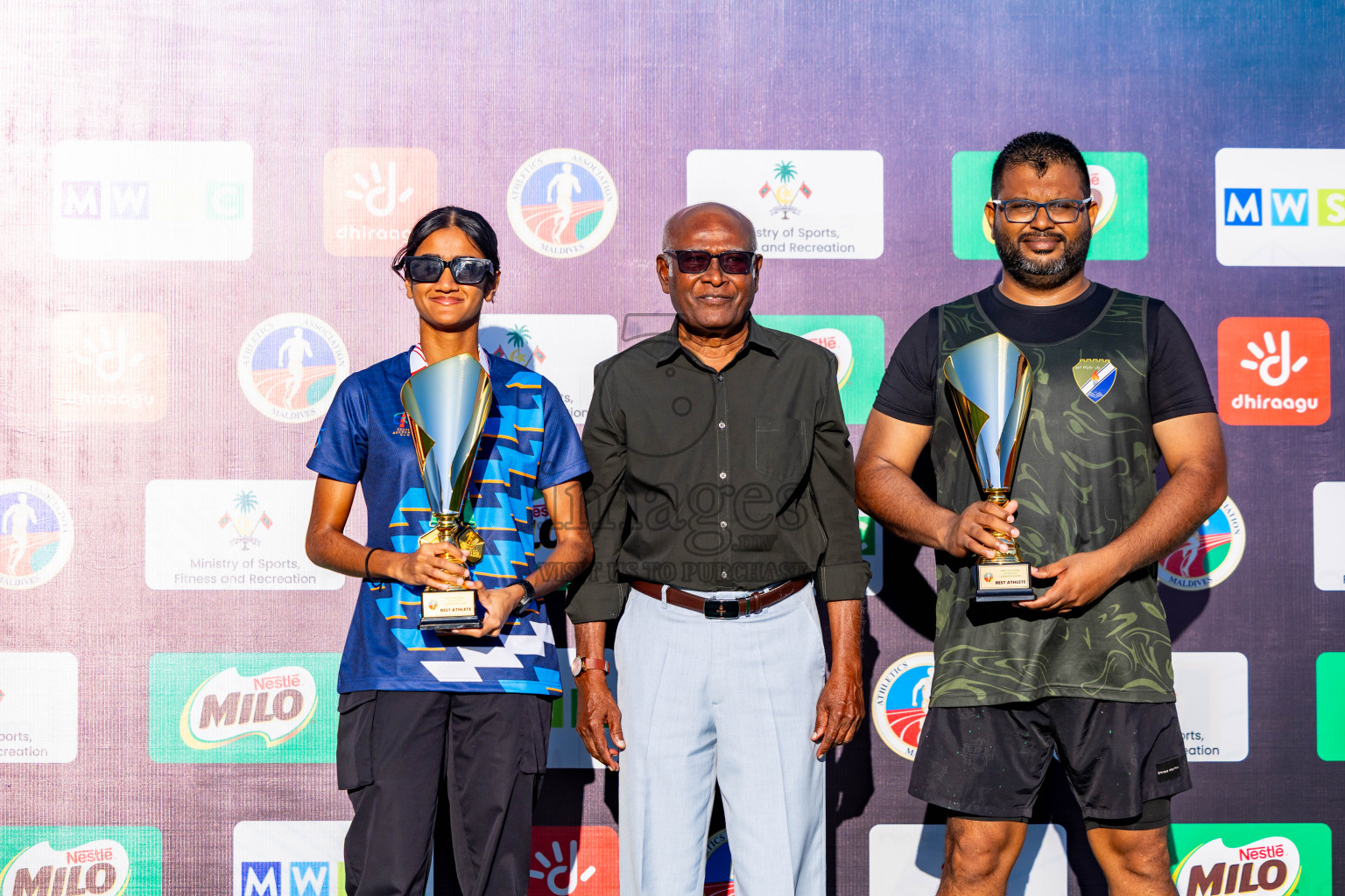 Day 3 of National Athletics Championship 2025 was held at Ekuveni Running Ground in Male', Maldives on Saturday, 16th August 2025. Photos: Nausham Waheed / images.mv