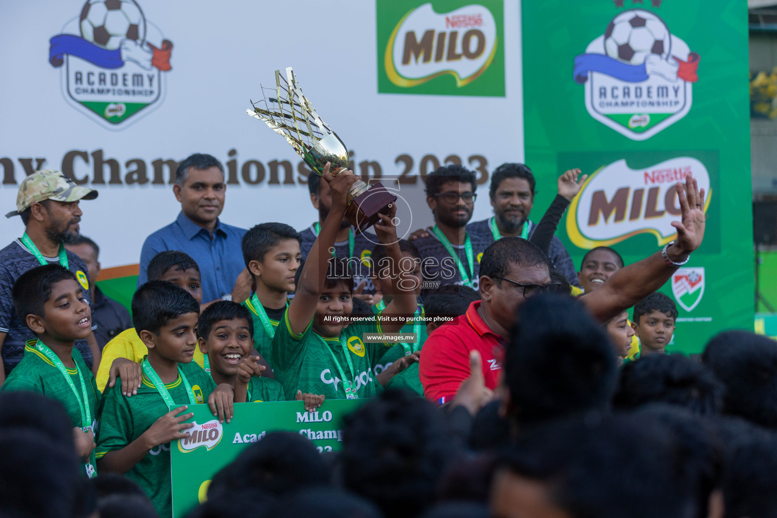 Day 2 of MILO Academy Championship 2023 (U12) was held in Henveiru Football Grounds, Male', Maldives, on Saturday, 19th August 2023. Photos: Shuu  / images.mv