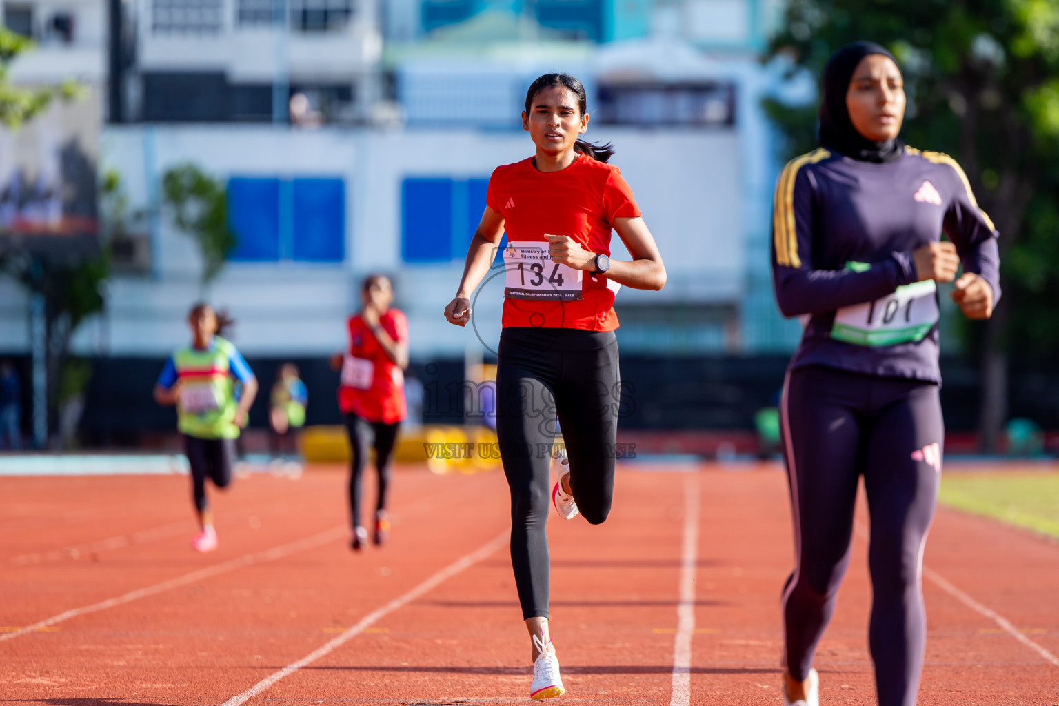 Day 1 of 33rd National Athletics Championship was held in Ekuveni Track at Male', Maldives on Thursday, 5th September 2024. Photos: Nausham Waheed / images.mv