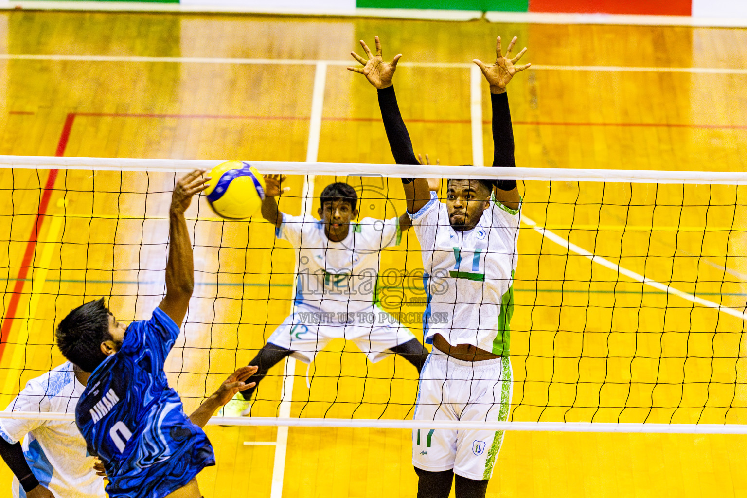 Finals of Interschool Volleyball Tournament 2024 was held in Social Center at Male', Maldives on Friday, 6th December 2024. Photos: Nausham Waheed / images.mv