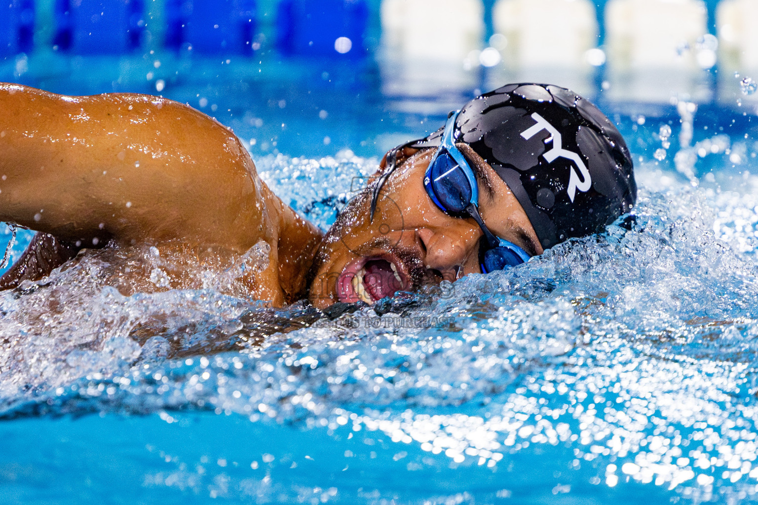 Day 3 of National Swimming Competition 2024 held in Hulhumale', Maldives on Sunday, 15th December 2024. Photos: Nausham Waheed/ images.mv