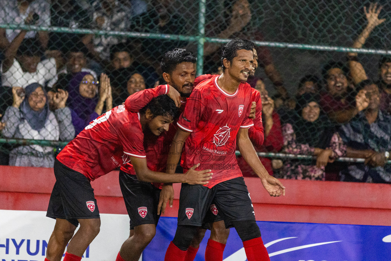 ADh Maamigili vs ADh Mahibadhoo in Day 21 of Golden Futsal Challenge 2024 was held on Sunday , 4th February 2024 in Hulhumale', Maldives Photos: Nausham Waheed / images.mv