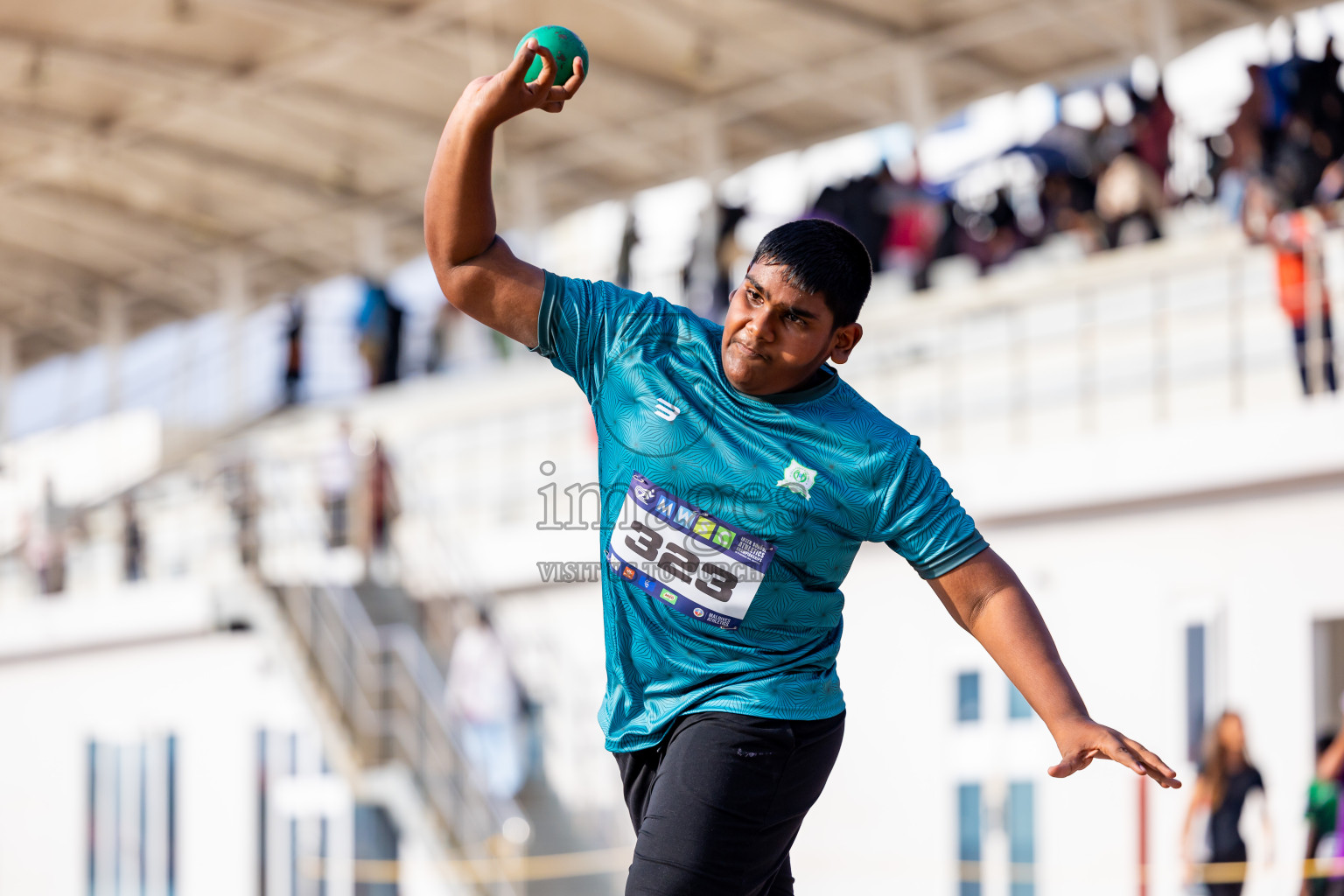 Day 5 of MWSC Interschool Athletics Championships 2024 held in Hulhumale Running Track, Hulhumale, Maldives on Wednesday, 13th November 2024. Photos by: Nausham Waheed / Images.mv