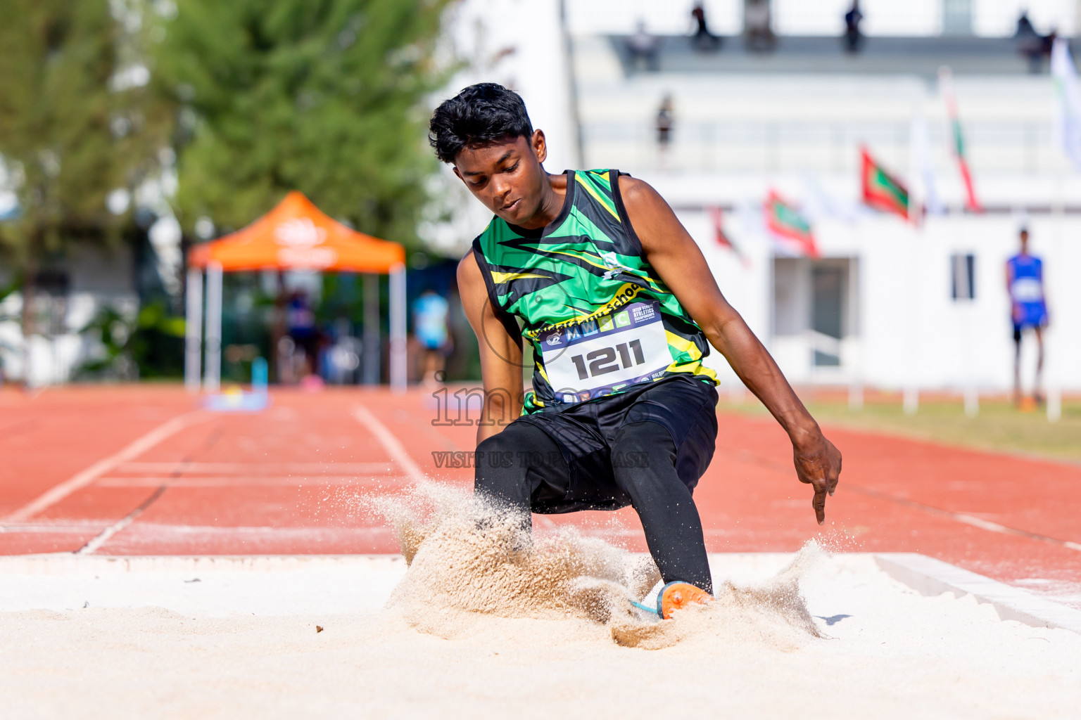 Day 4 of MWSC Interschool Athletics Championships 2024 held in Hulhumale Running Track, Hulhumale, Maldives on Tuesday, 12th November 2024. Photos by: Nausham Waheed / Images.mv