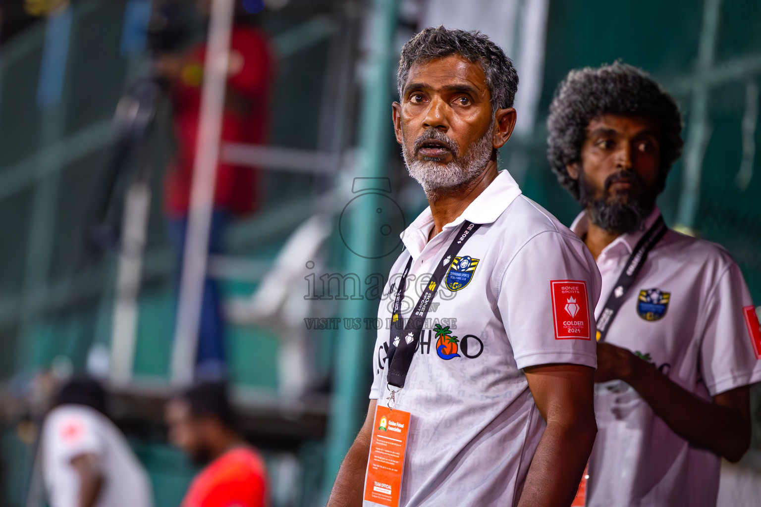 K Gulhi VS K Guraidhoo in Day 25 of Golden Futsal Challenge 2024 was held on Thursday , 8th February 2024 in Hulhumale', Maldives
Photos: Ismail Thoriq / images.mv