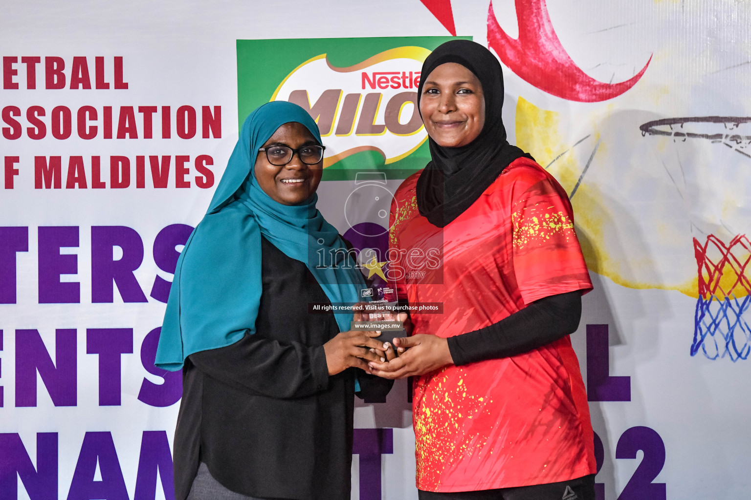 Final of Inter-School Parents Netball Tournament was held in Male', Maldives on 4th December 2022. Photos: Nausham Waheed / images.mv