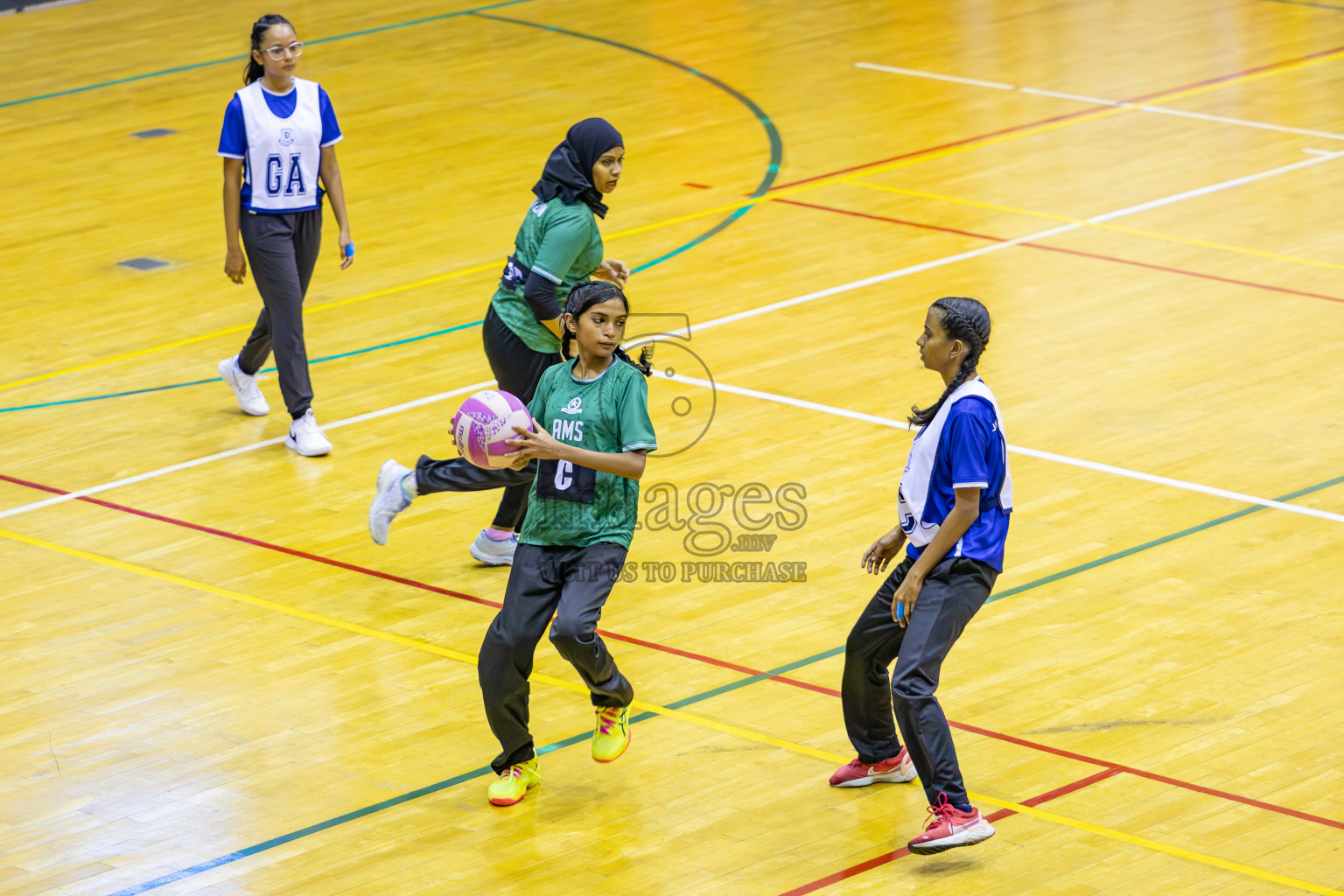 Day 14 of 26th Inter-School Netball Tournament 2025 was held in Social Center Indoor Hall on Tuesday, 4th November 2025. Photos: Areef Adam / images.mv